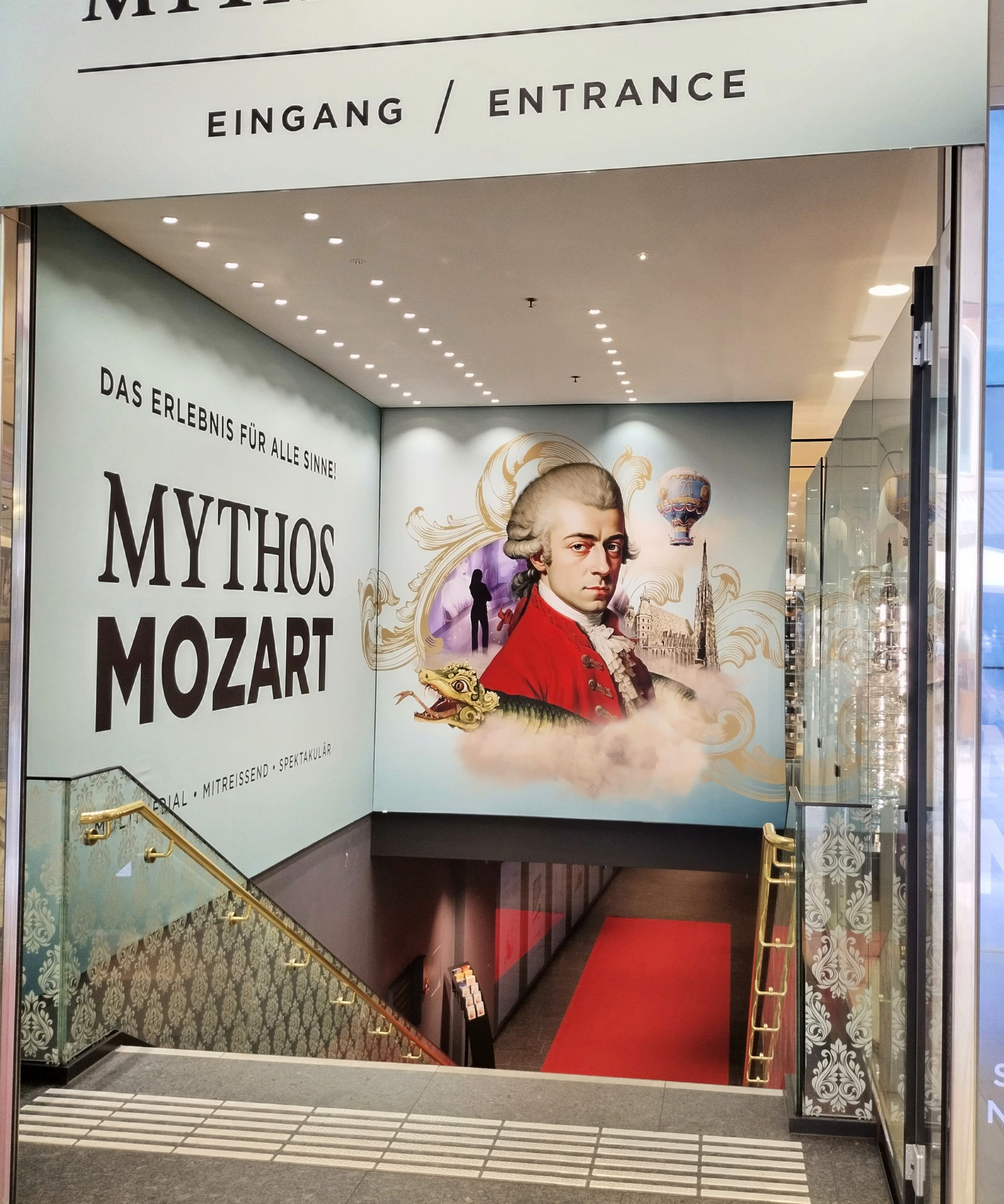 Mozart als Symbolfigur: Wien, Kultur und Geschichte – Kulisse für Band 4 mit Großstadt-Feeling.
