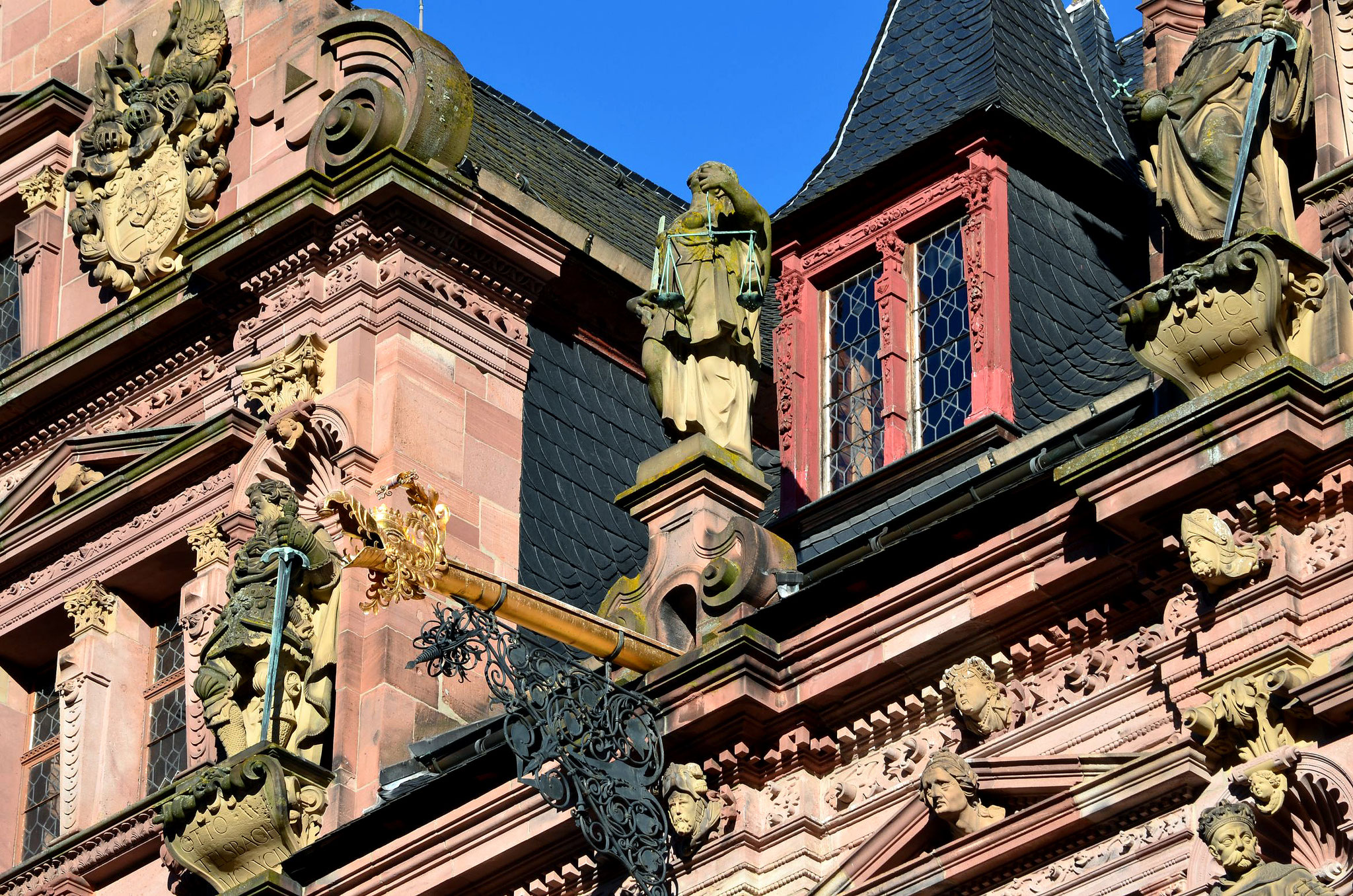 Stefan Boda "Justitia Schloß Heidelberg"