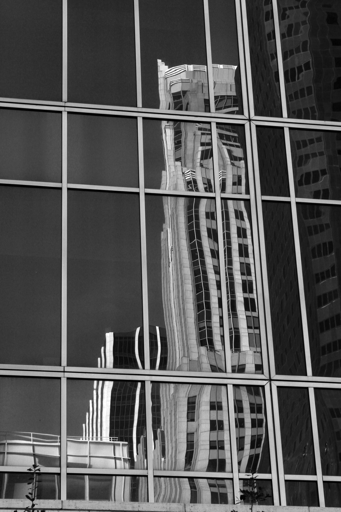 1. Platz: Anita Engel-Schober: "New York Spiegelung"