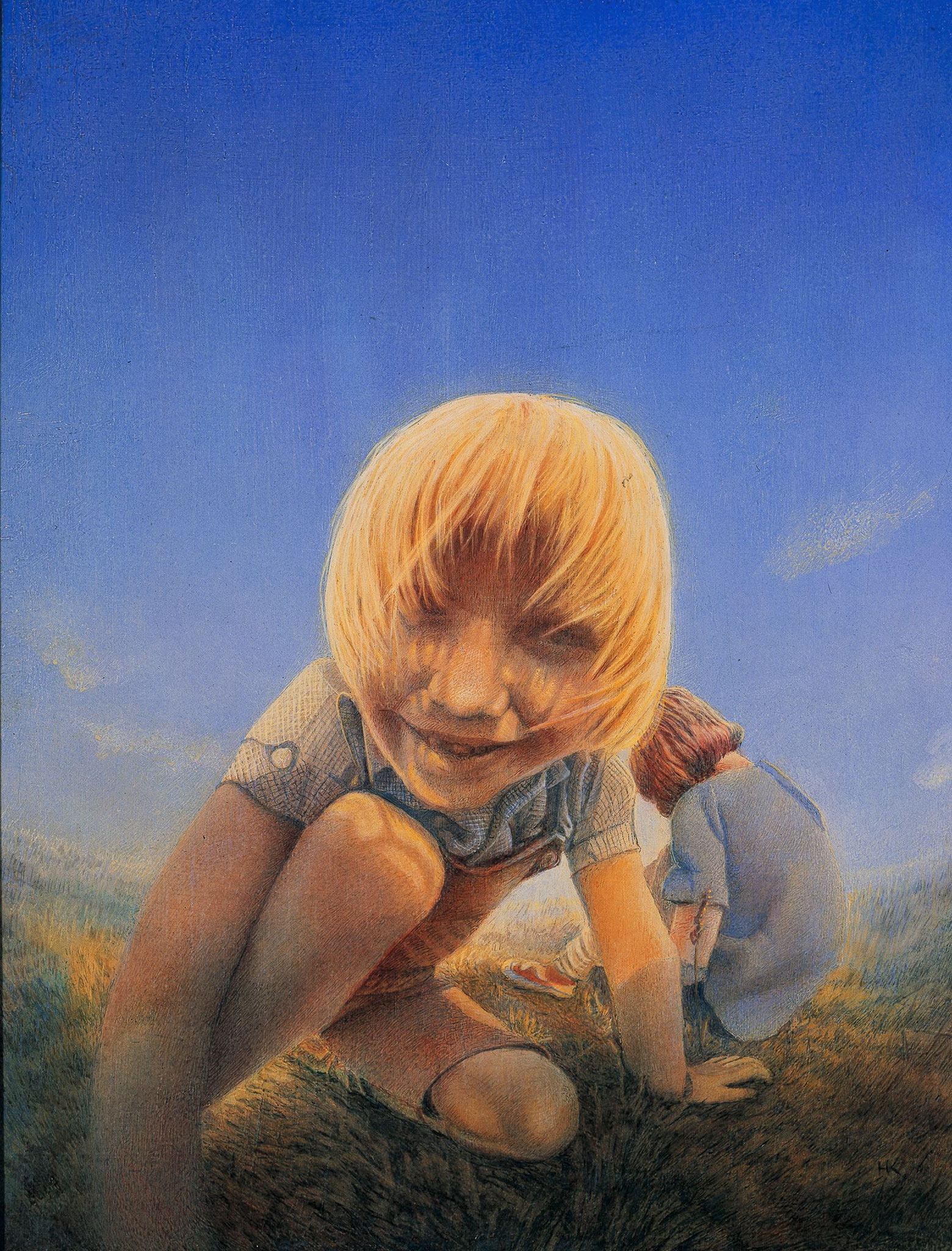 Daniel, Öl Tempera auf Holz, 30 x 24 cm, 1987