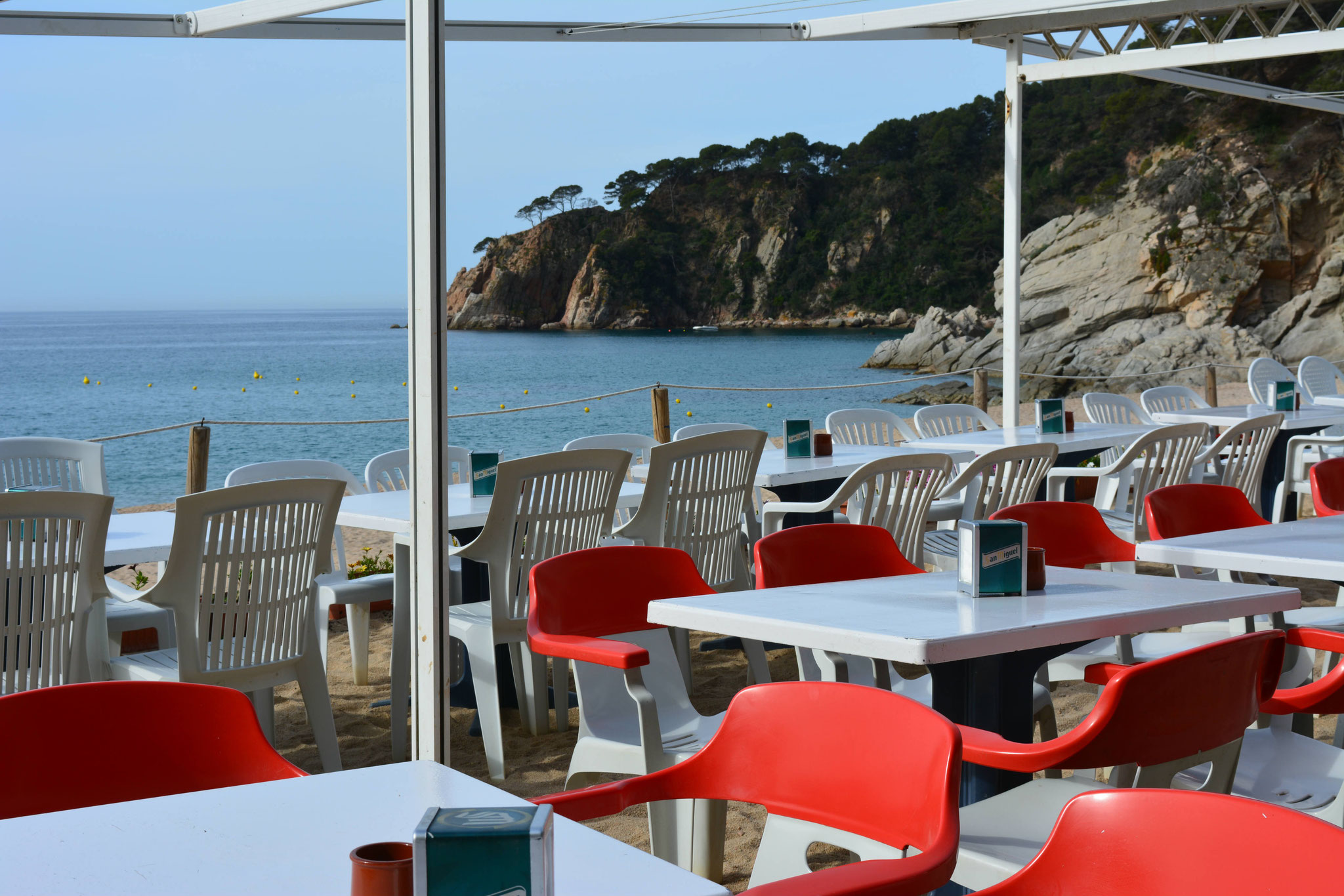 Bar, restaurant on the beach