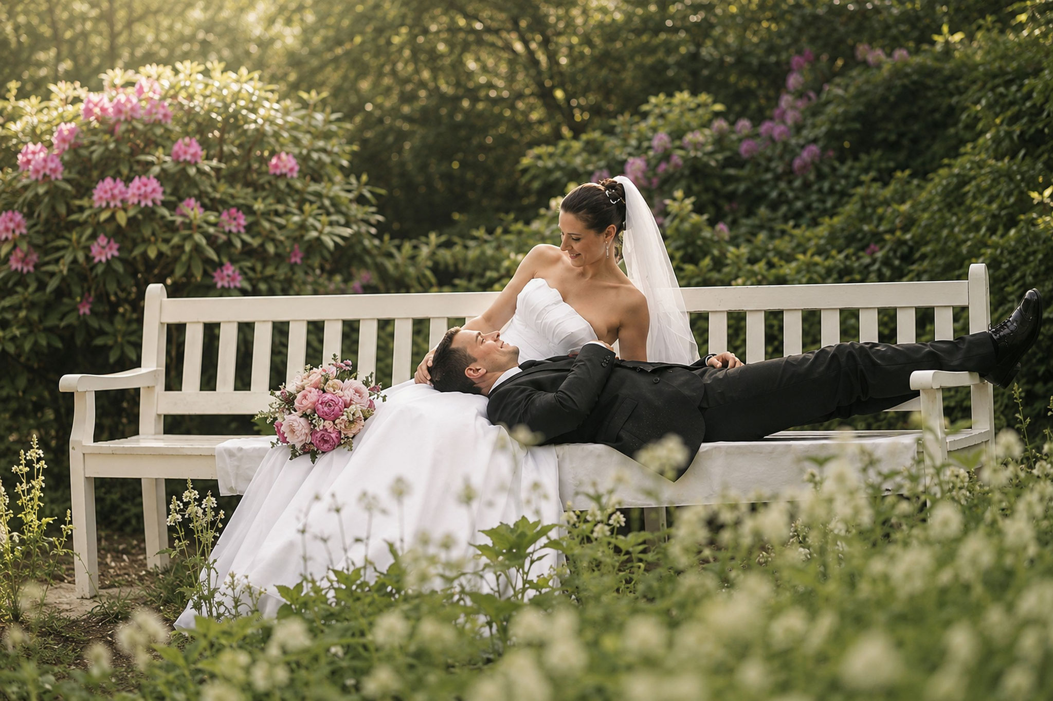 Portraitshotting im Stadtpark Gütersloh - Hochzeitsfotograf in Gütersloh