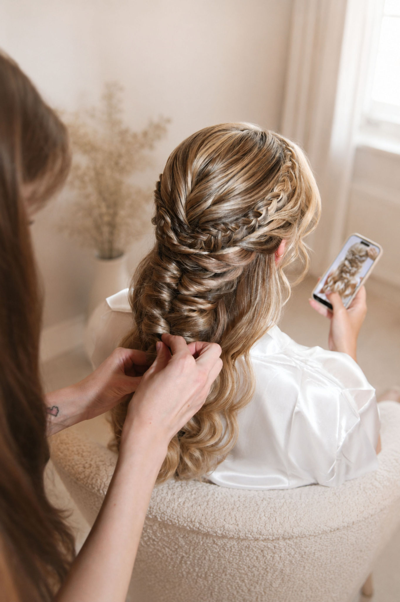 Styling der Braut - Getting Ready