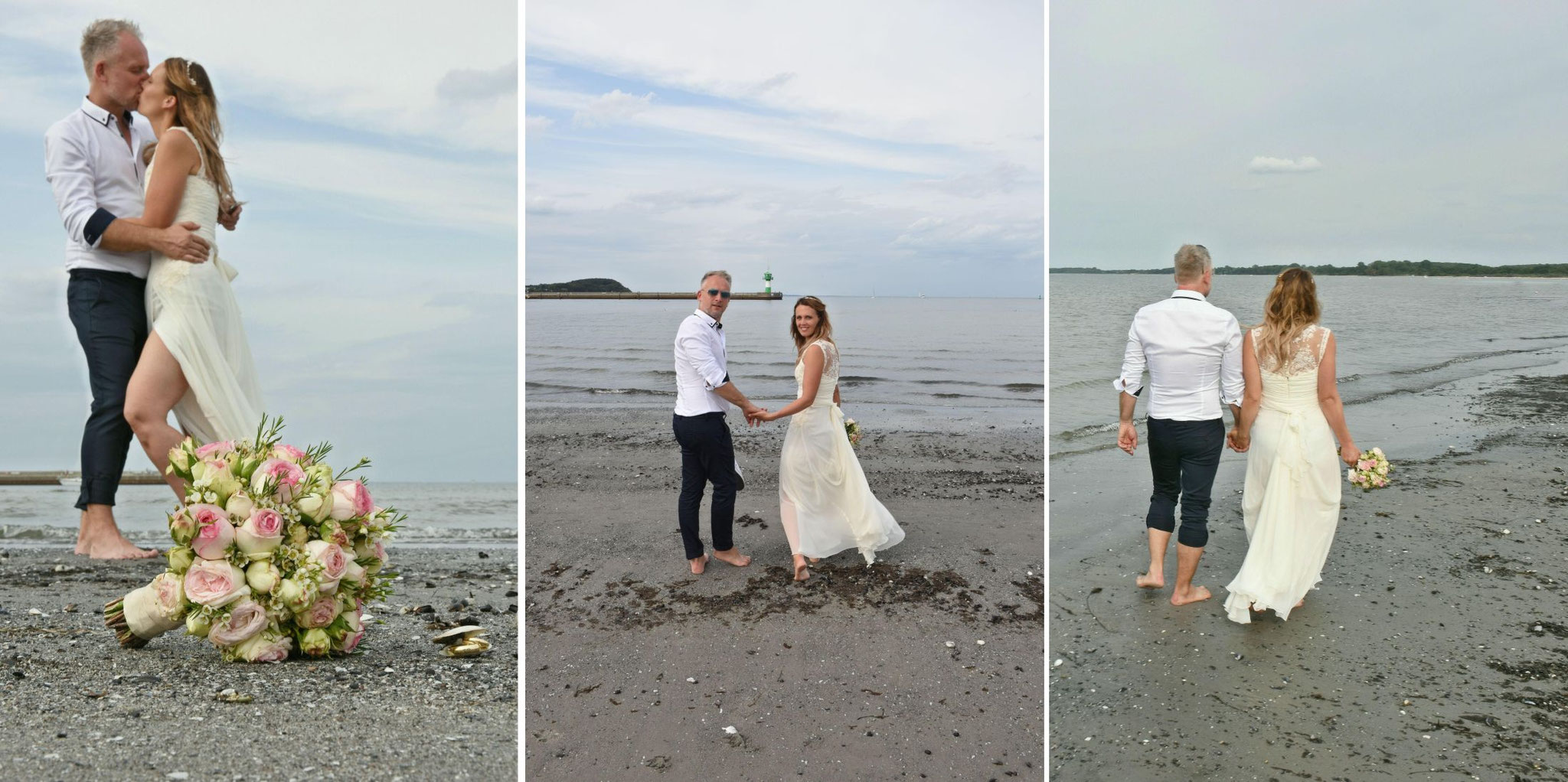 Brautpaar am Strand – Destination Wedding Fotografie