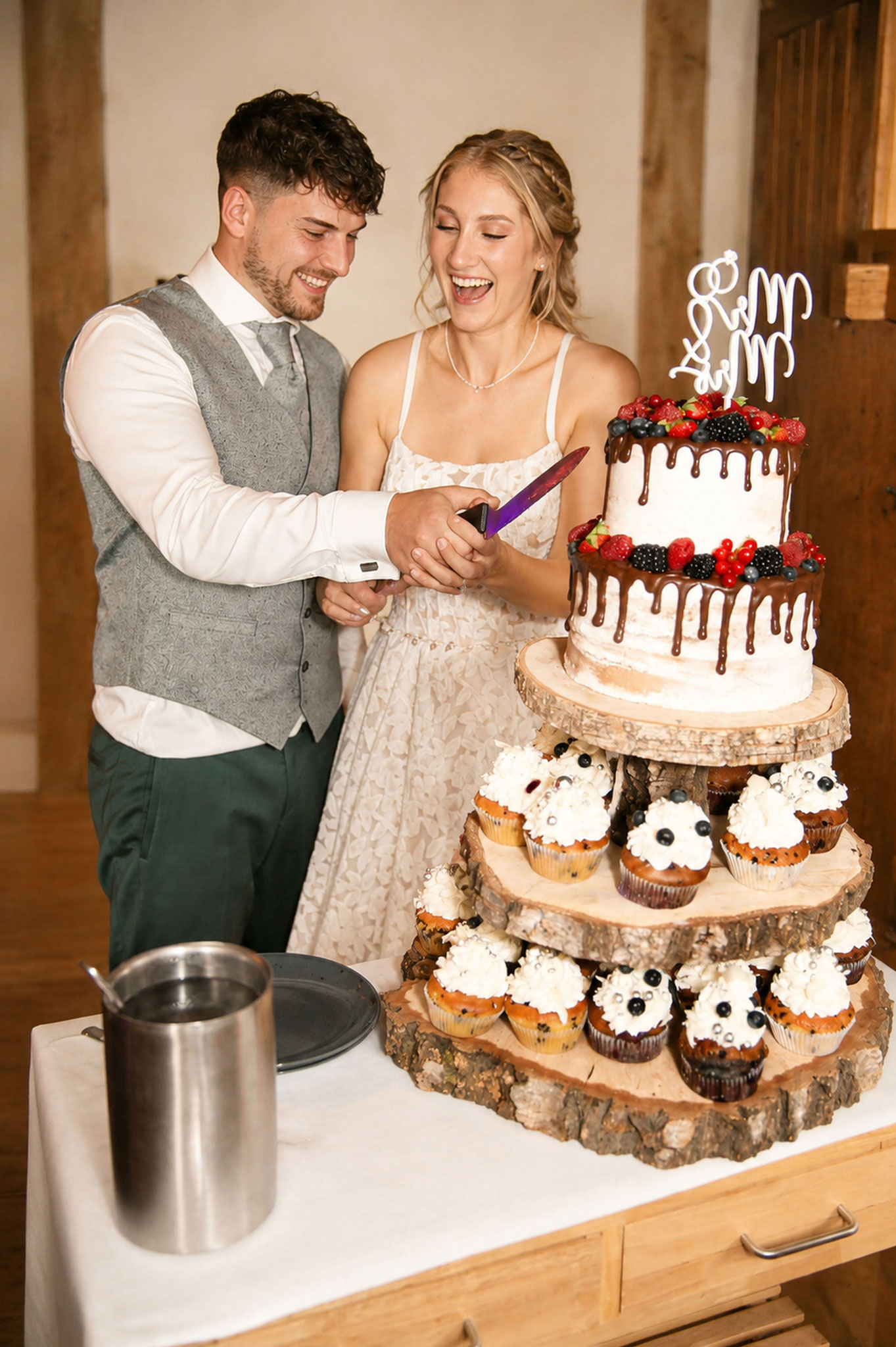 Hochzeitstortenansxchnitt in Herford