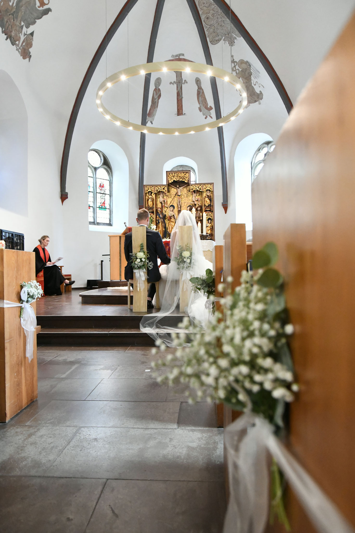 wunderschöner Moment in der Kirche