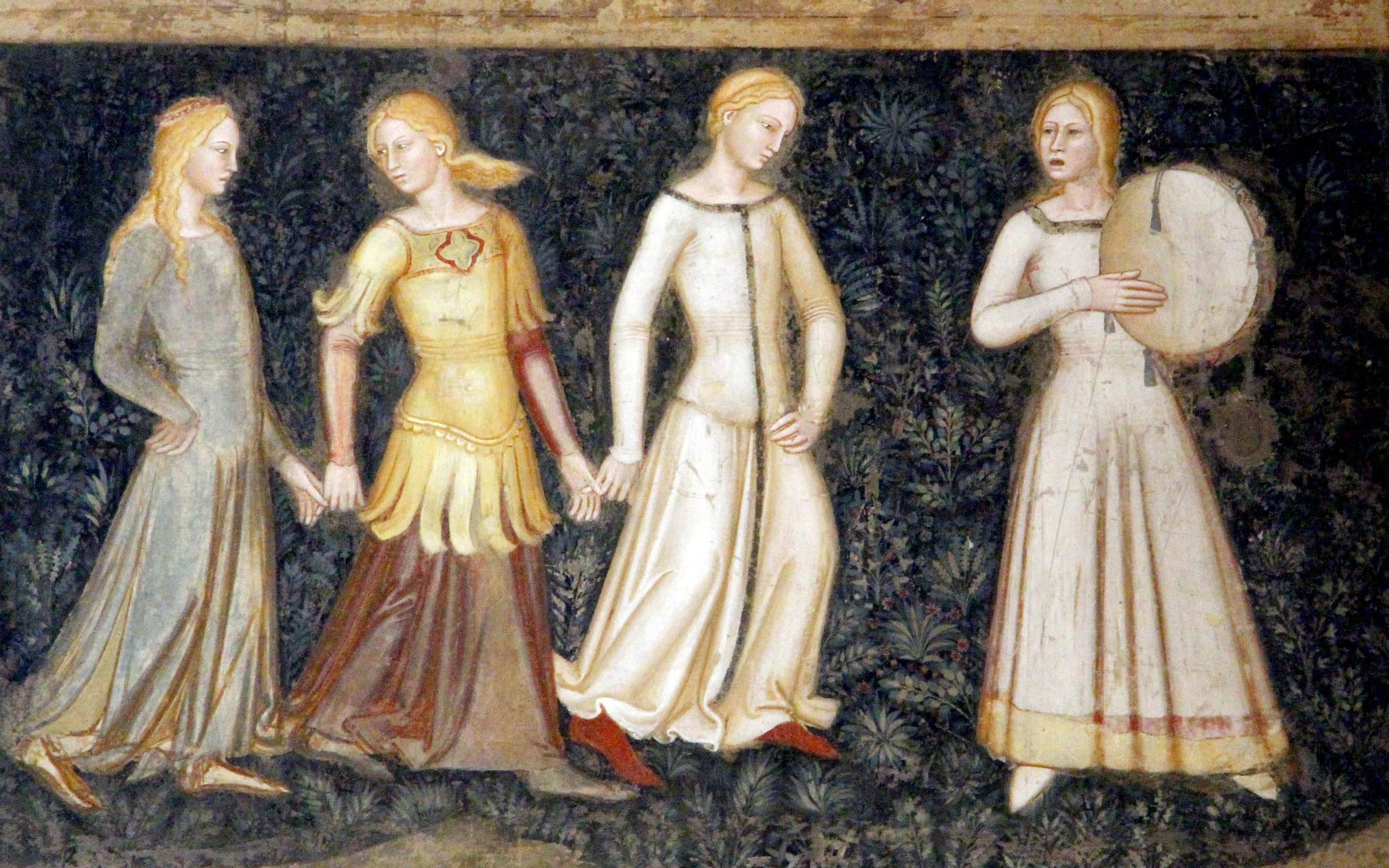 ©Andrea di Bonaiuto, Maler († 1379 in Florenz)  - "Die militante und triumphierende Kirche", Spanische Kapelle der Basilika Santa Maria Novella von Florenz
