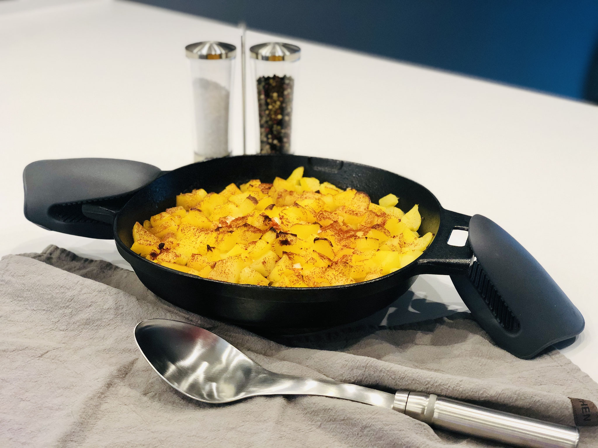 Schau wie lecker so ein Menü aussehen kann.