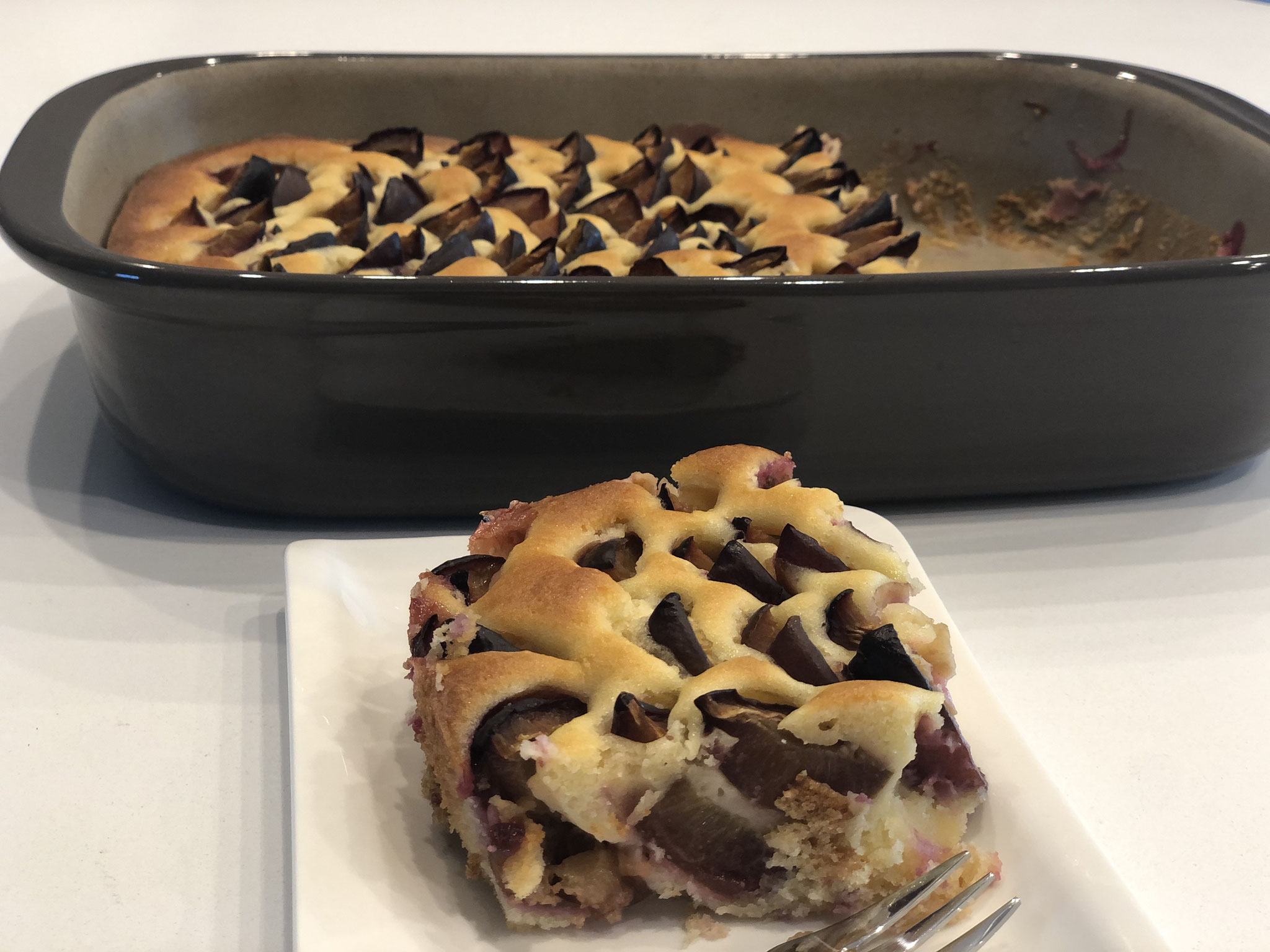 Siehst du wie saftig der Kuchen geworden ist? ♥♥♥