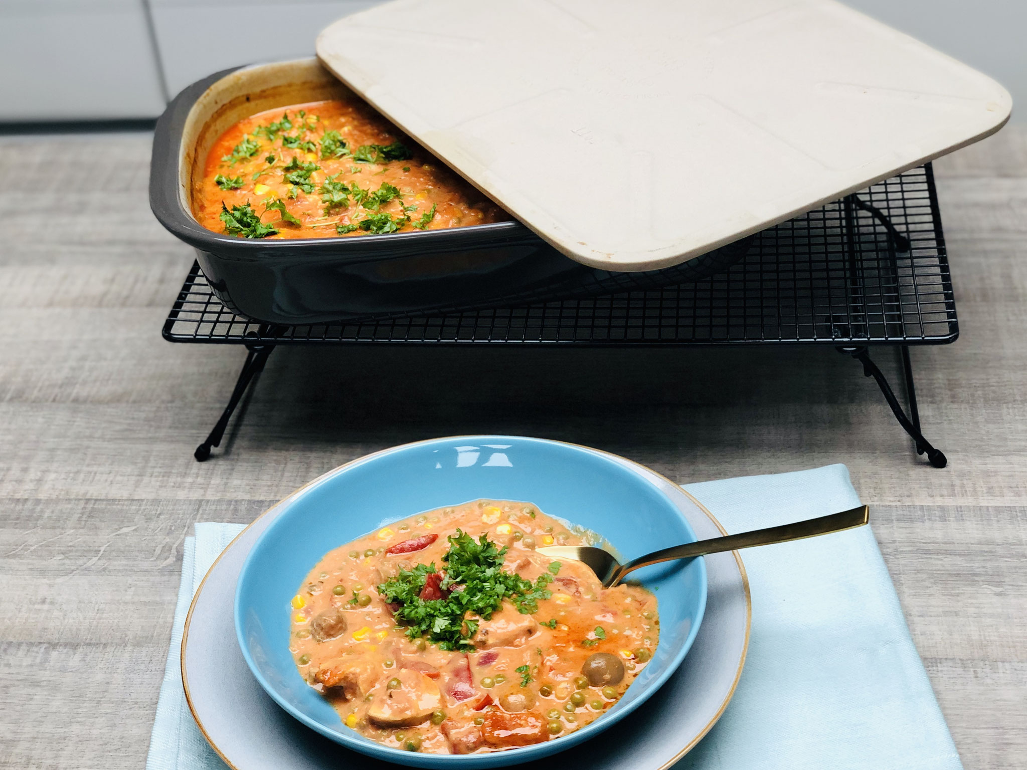Die fruchtig leckerer Gulaschsuppe aus dem Grundset von Pampered Chef®  wird auch dich kulinarisch umhausen - Suchtgefahr! :)