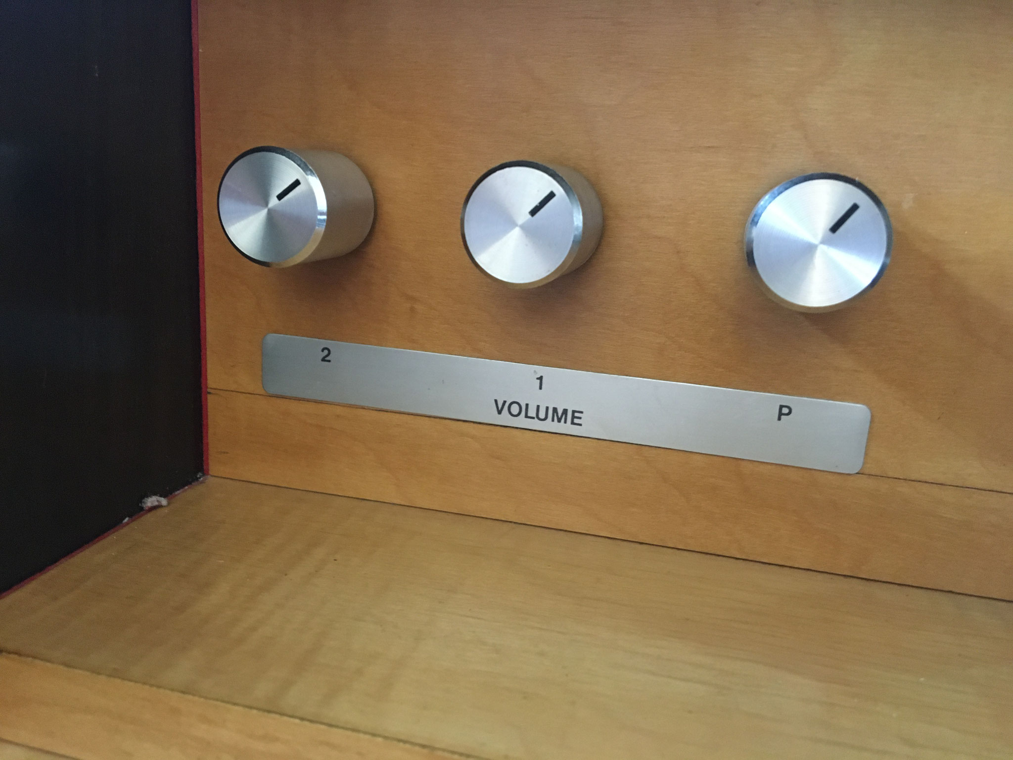 Separate volume controls 