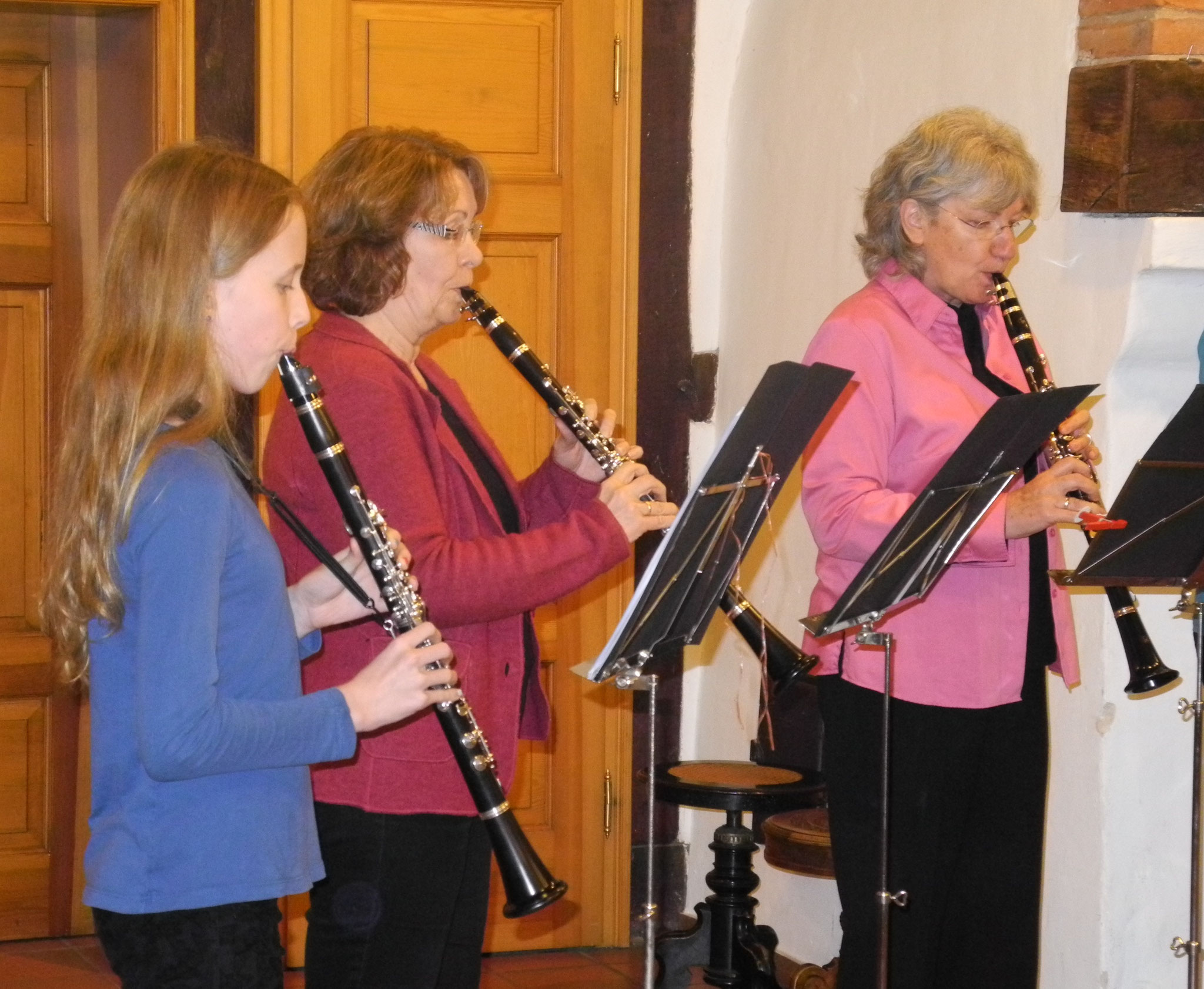 Das Klarinettenensemble der Musikschule Sabine Giesemann