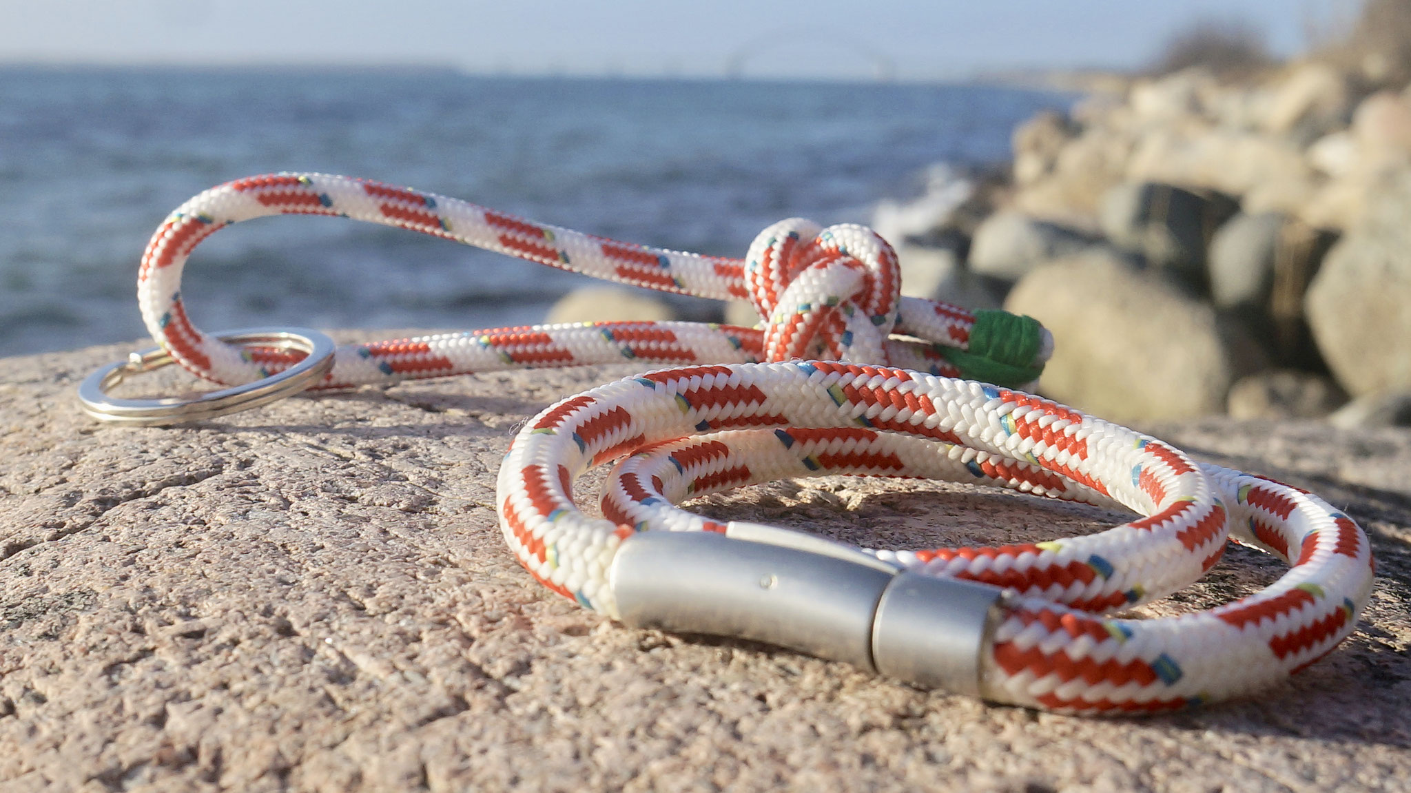 Nautical Bracelet 'Luv' & Key Chain - Rope Sheet 'High-Line Tradition'
