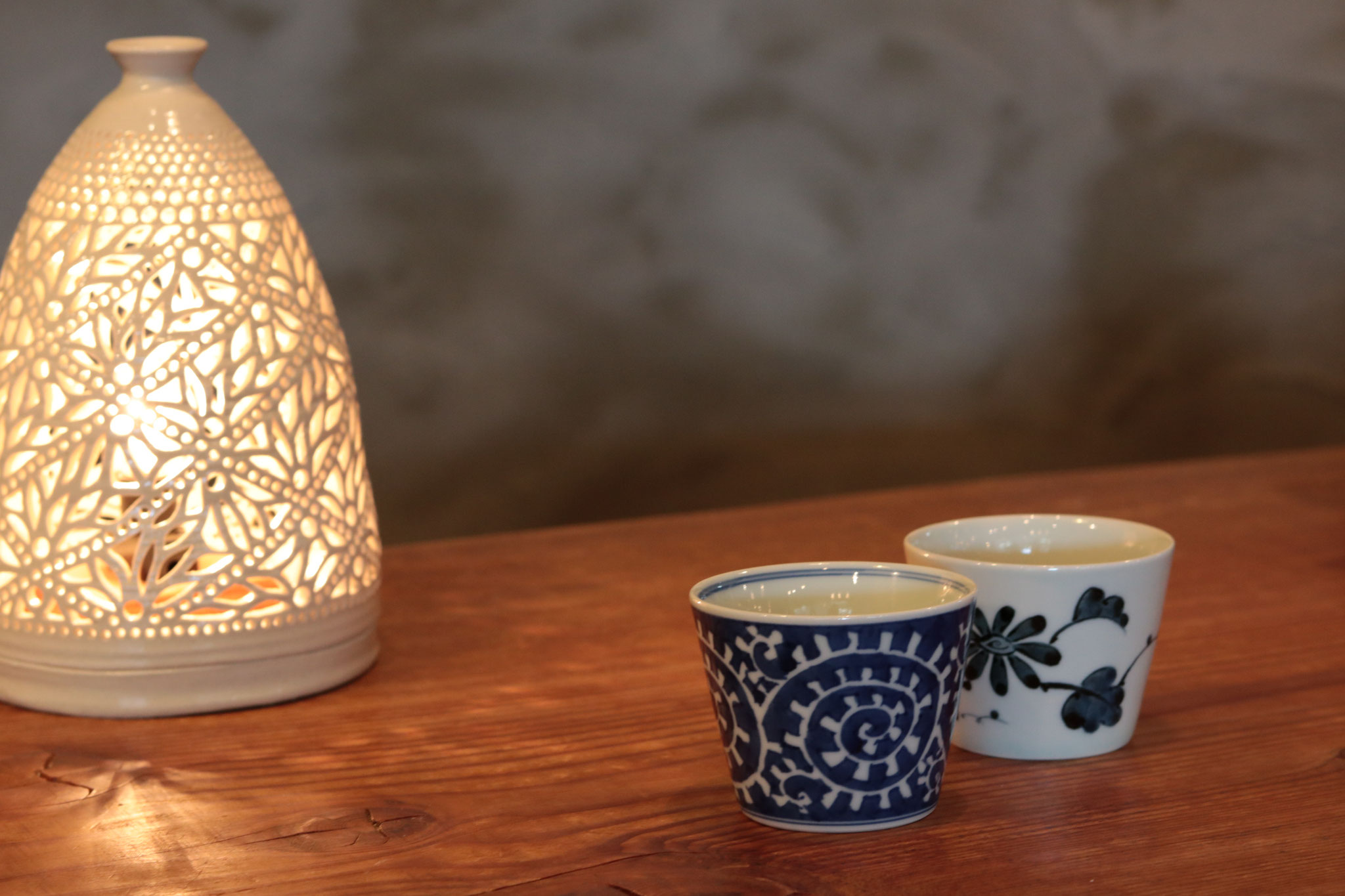 ランプシェード - マルシゲ陶器 ランプシェード - マルシゲ陶器