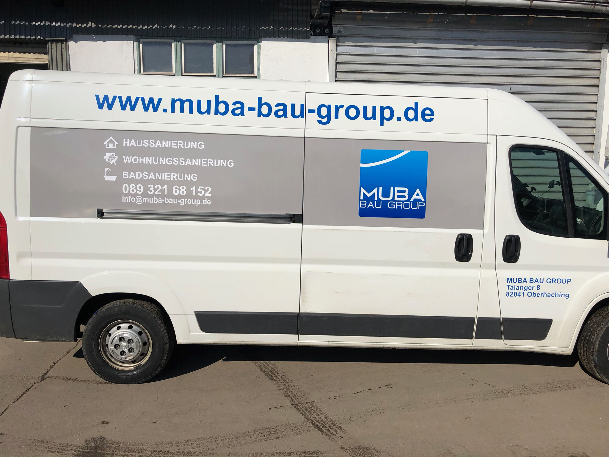 Muba Bau Gmbh Autobeschriftung in München