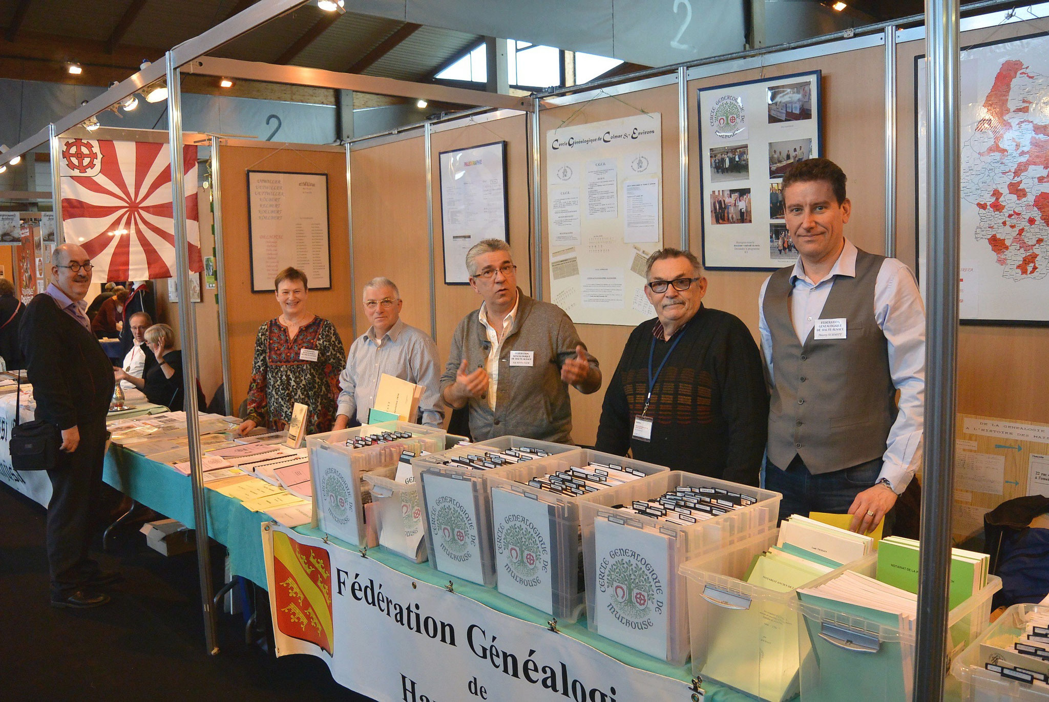 Stands lors d'expositions