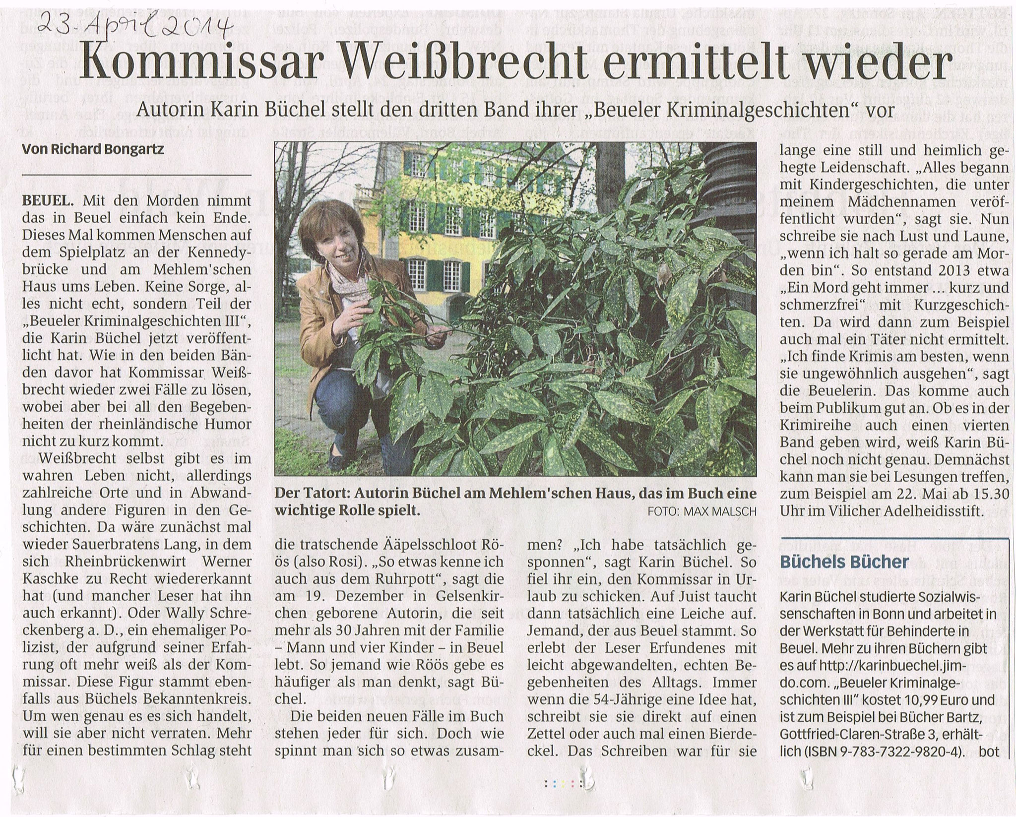 General-Anzeiger, 23. April 2014