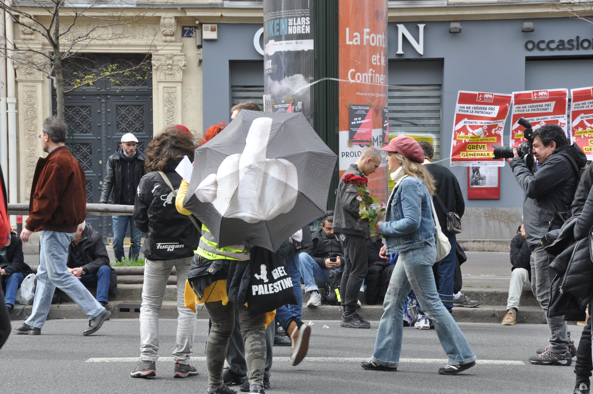 23 mars 2023, Bastille Opéra - Manifestation contre la réforme des retraites à Paris