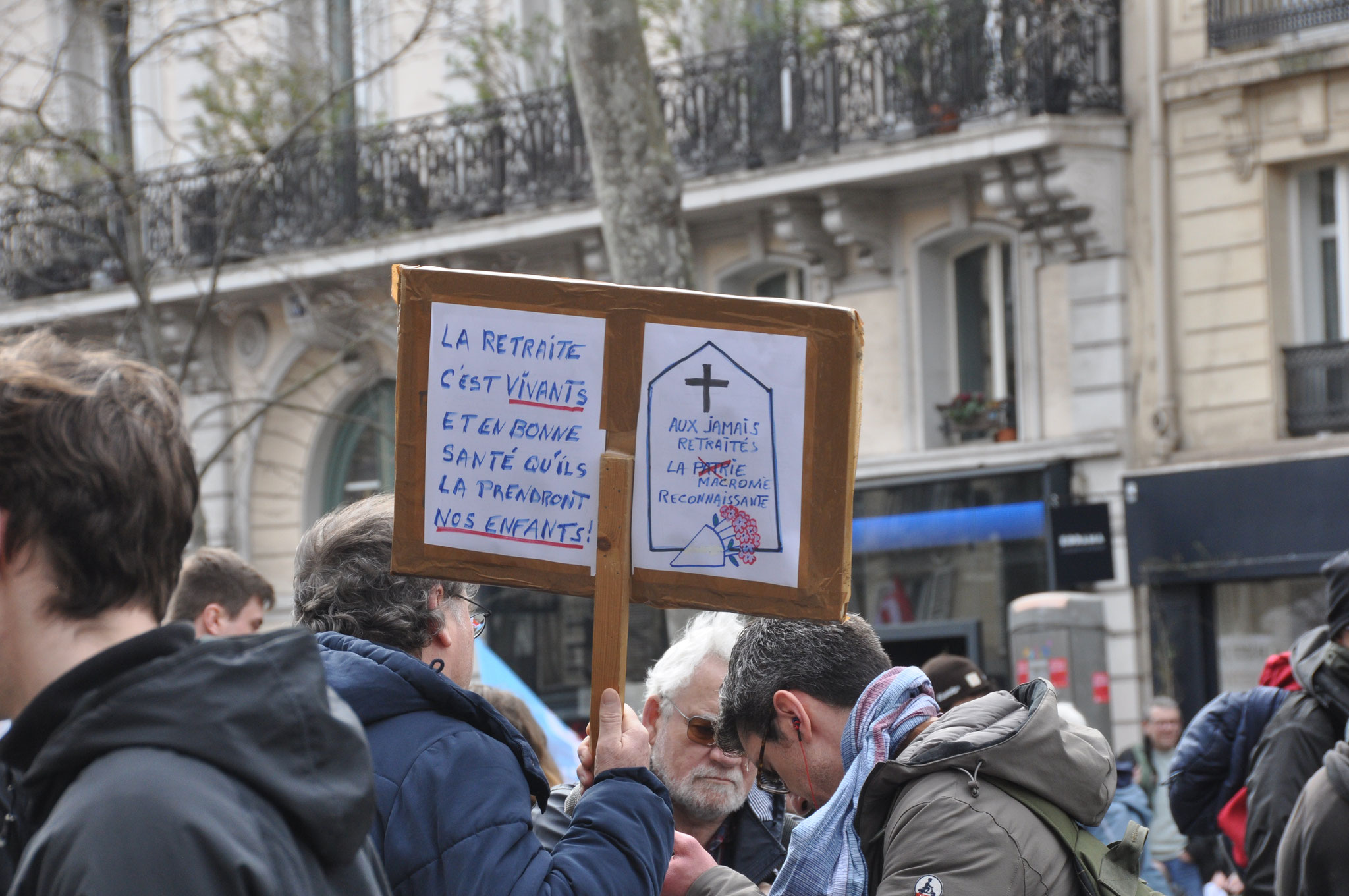 23 mars 2023, Bastille Opéra - Manifestation contre la réforme des retraites à Paris