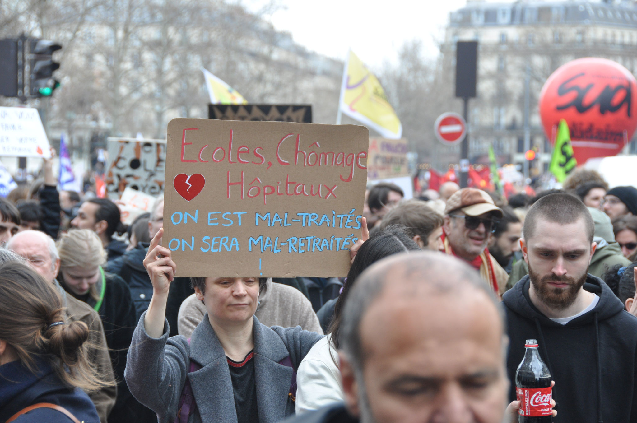 23 mars 2023, Bastille Opéra - Manifestation contre la réforme des retraites à Paris