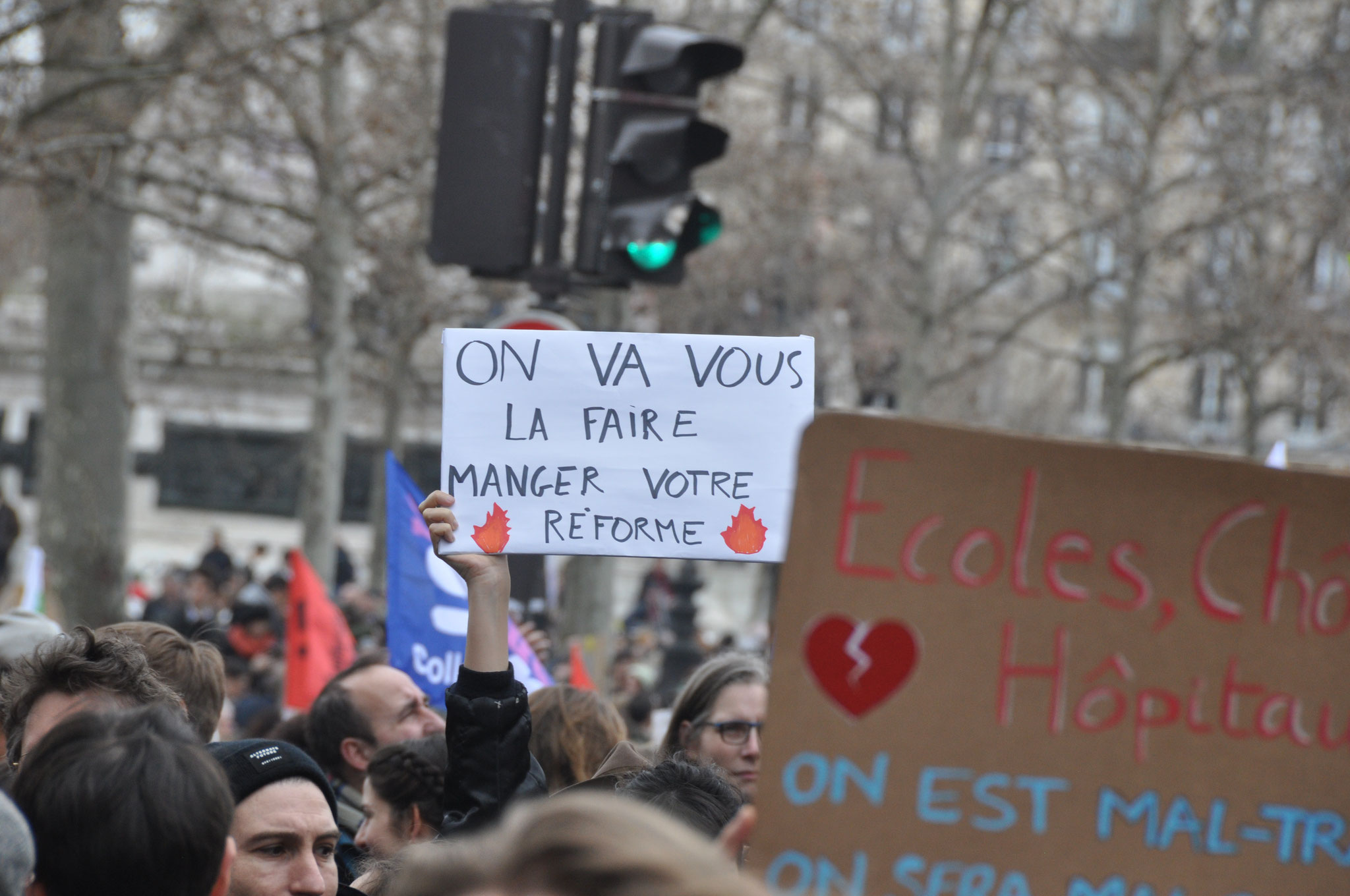 23 mars 2023, Bastille Opéra - Manifestation contre la réforme des retraites à Paris