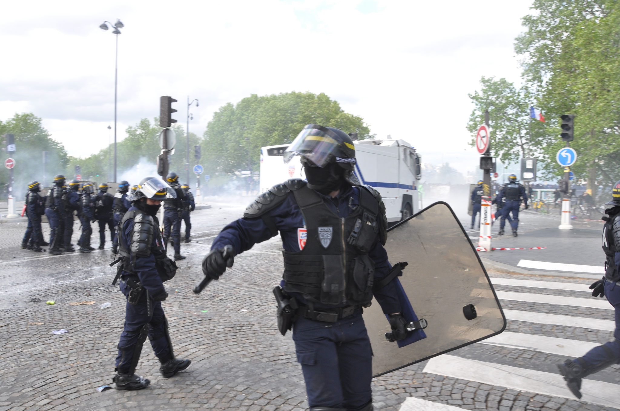 1er mai 2018 - Paris. Crédit : Jean-Luc Beaud