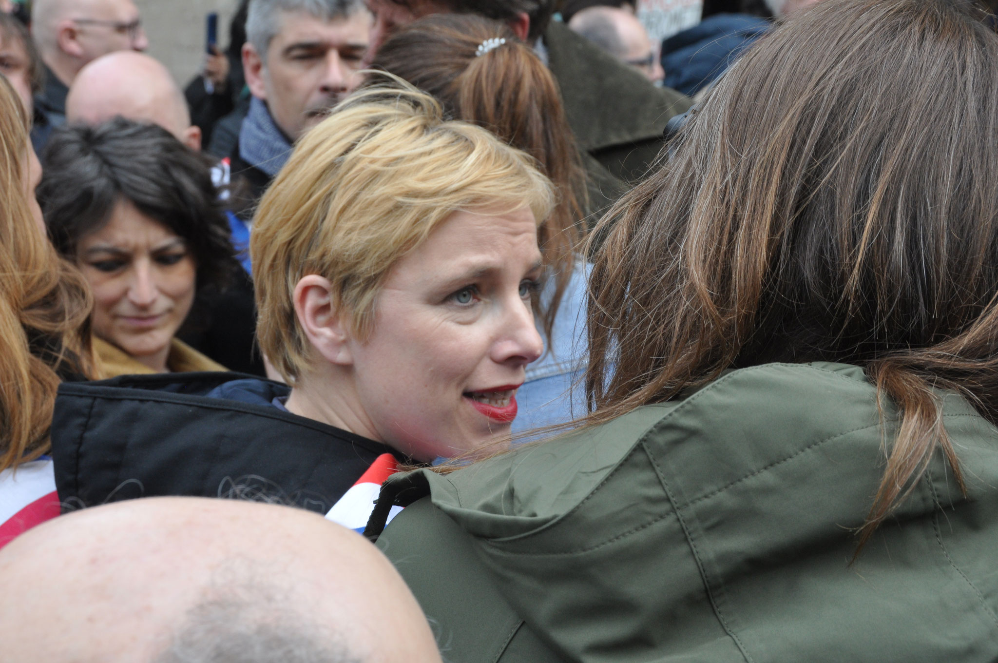 Clémentite Autin manifestation contre la réforme des retraites