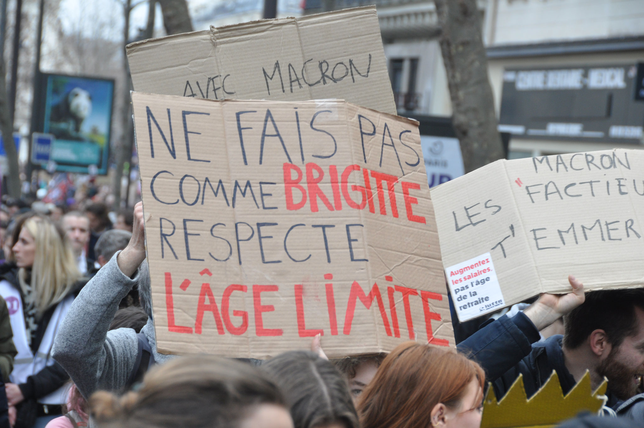 23 mars 2023, Bastille Opéra - Manifestation contre la réforme des retraites à Paris