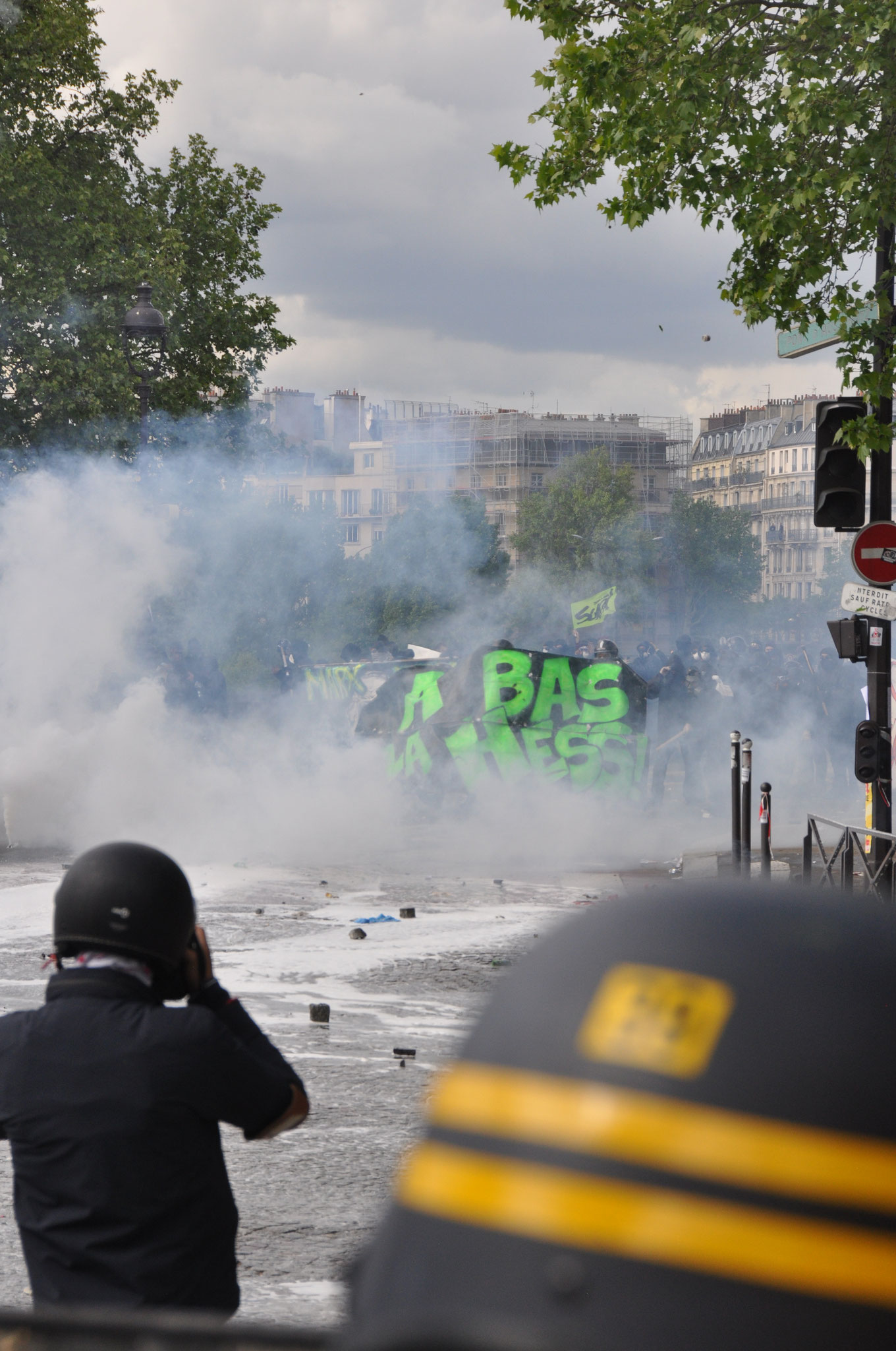 1er mai 2018 - Paris. Crédit : Jean-Luc Beaud