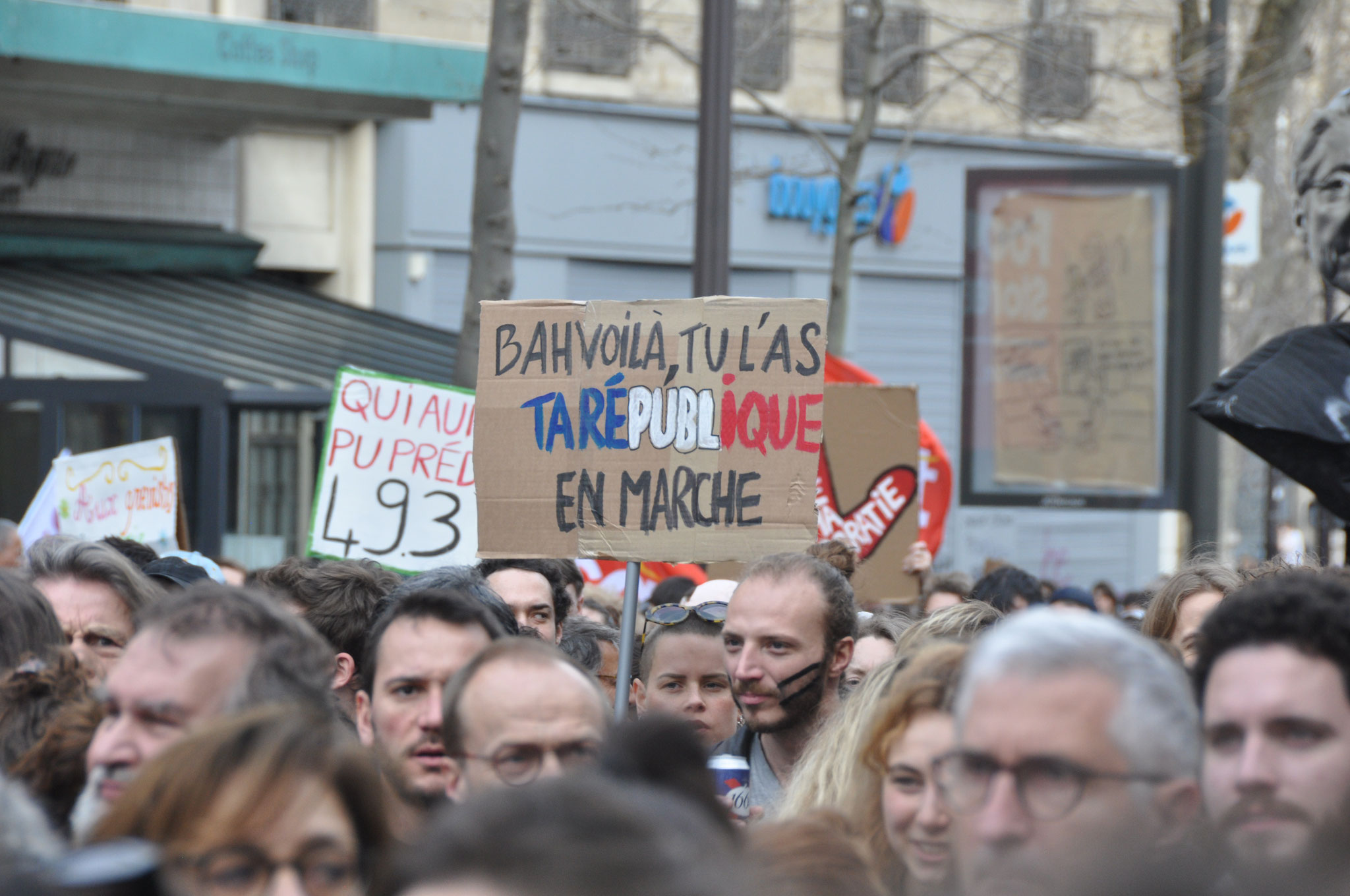 23 mars 2023, Bastille Opéra - Manifestation contre la réforme des retraites à Paris