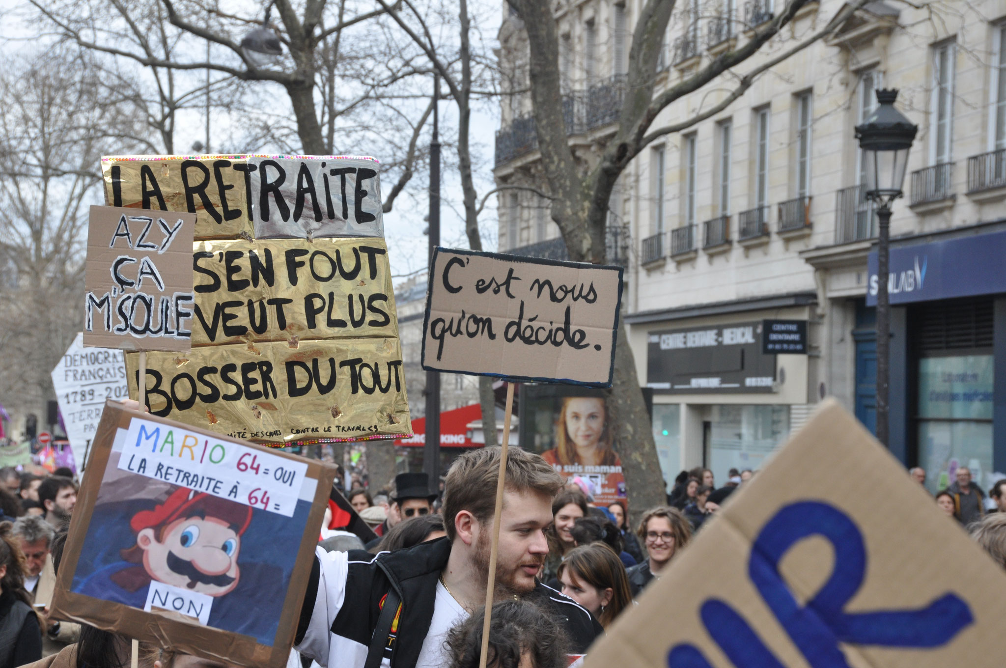 23 mars 2023, Bastille Opéra - Manifestation contre la réforme des retraites à Paris