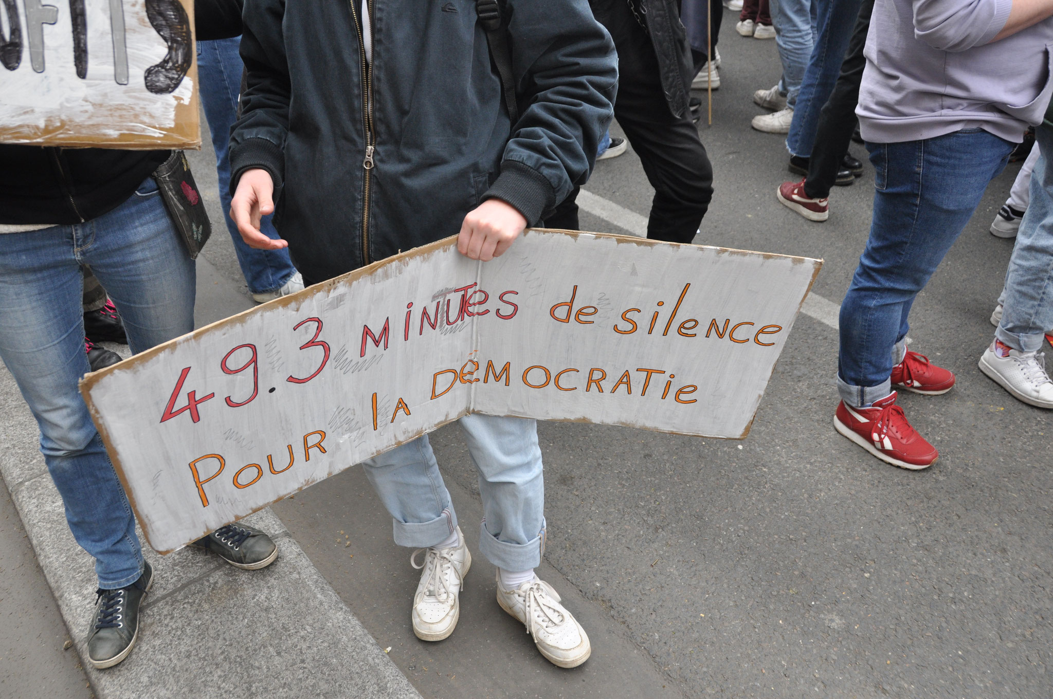 28 mars 2023 manifestation contre la réforme des retraites, République-Nation