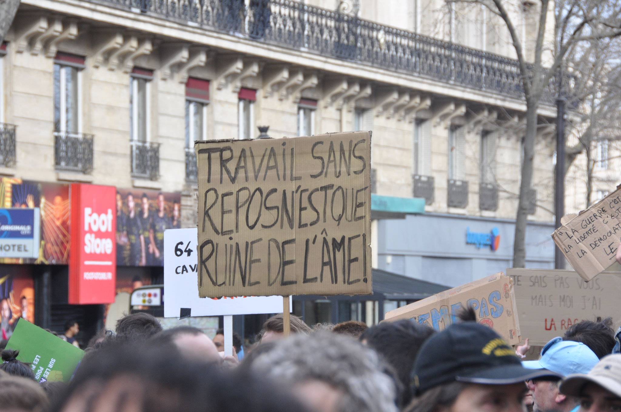 23 mars 2023, Bastille Opéra - Manifestation contre la réforme des retraites à Paris