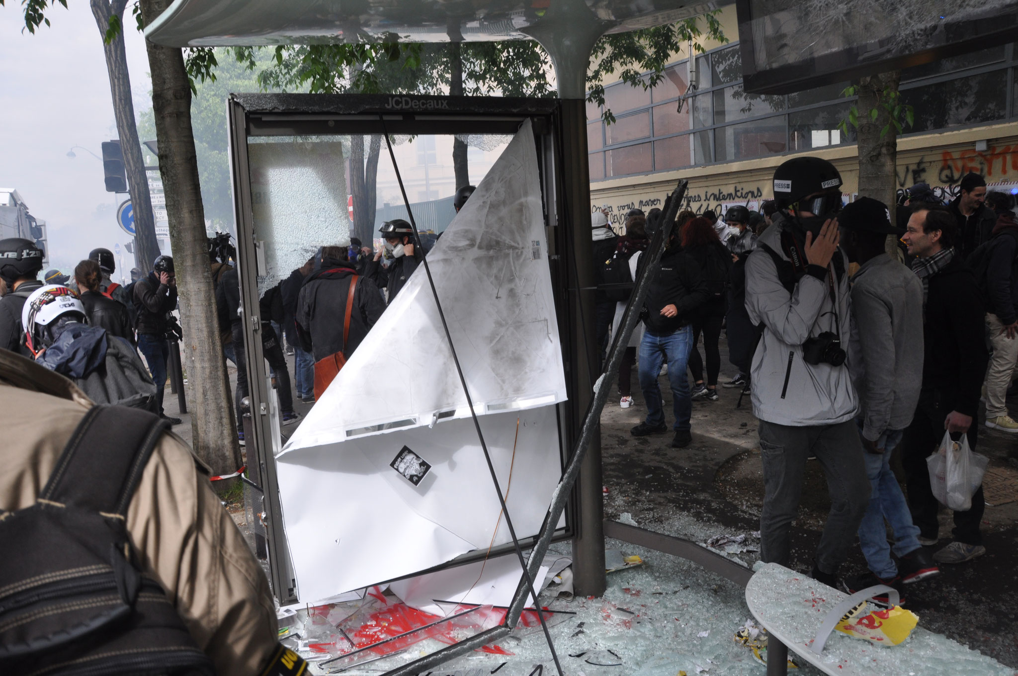 1er mai 2018 - Paris. Crédit : Jean-Luc Beaud