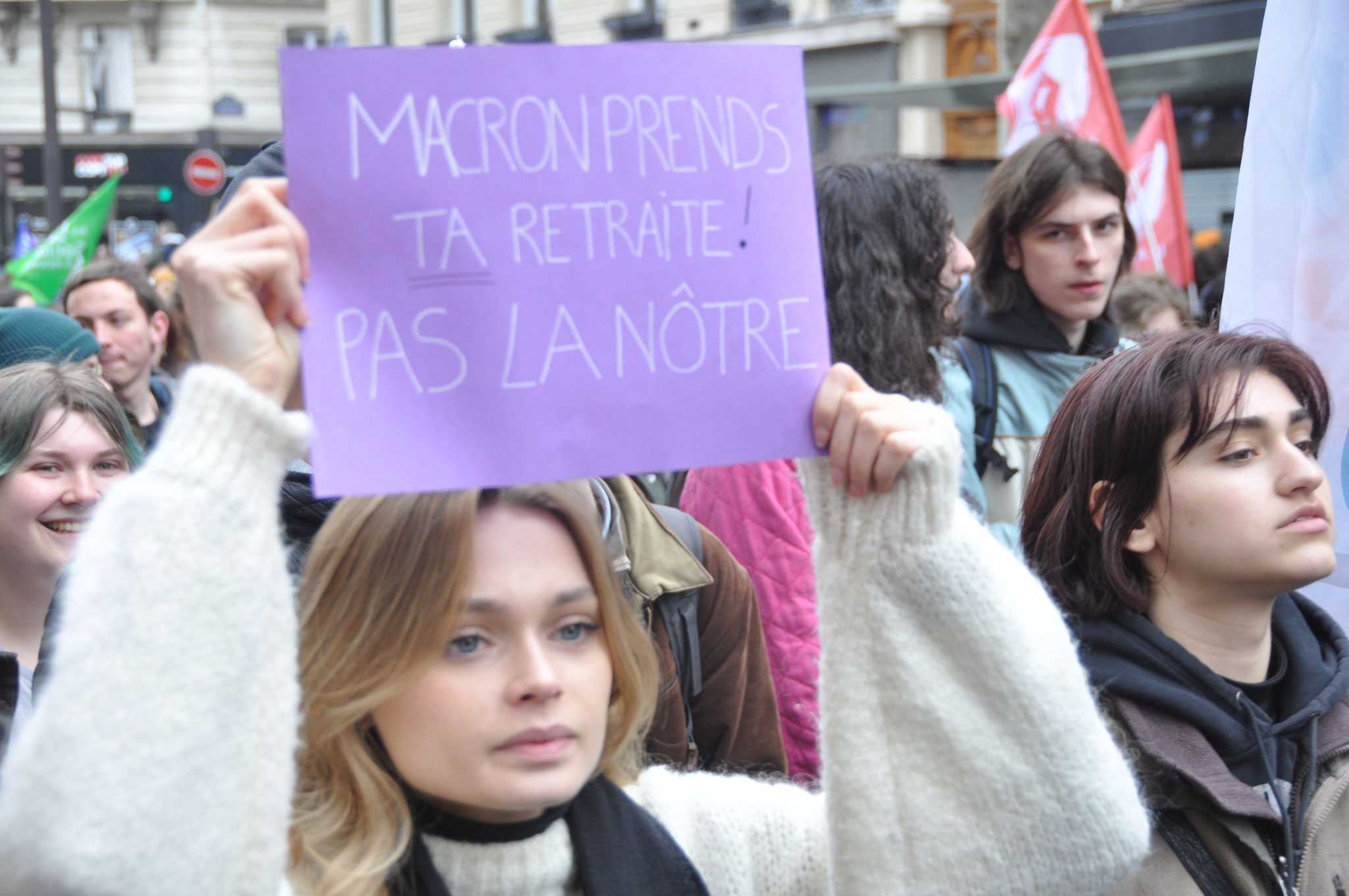 28 mars 2023 manifestation contre la réforme des retraites, République-Nation