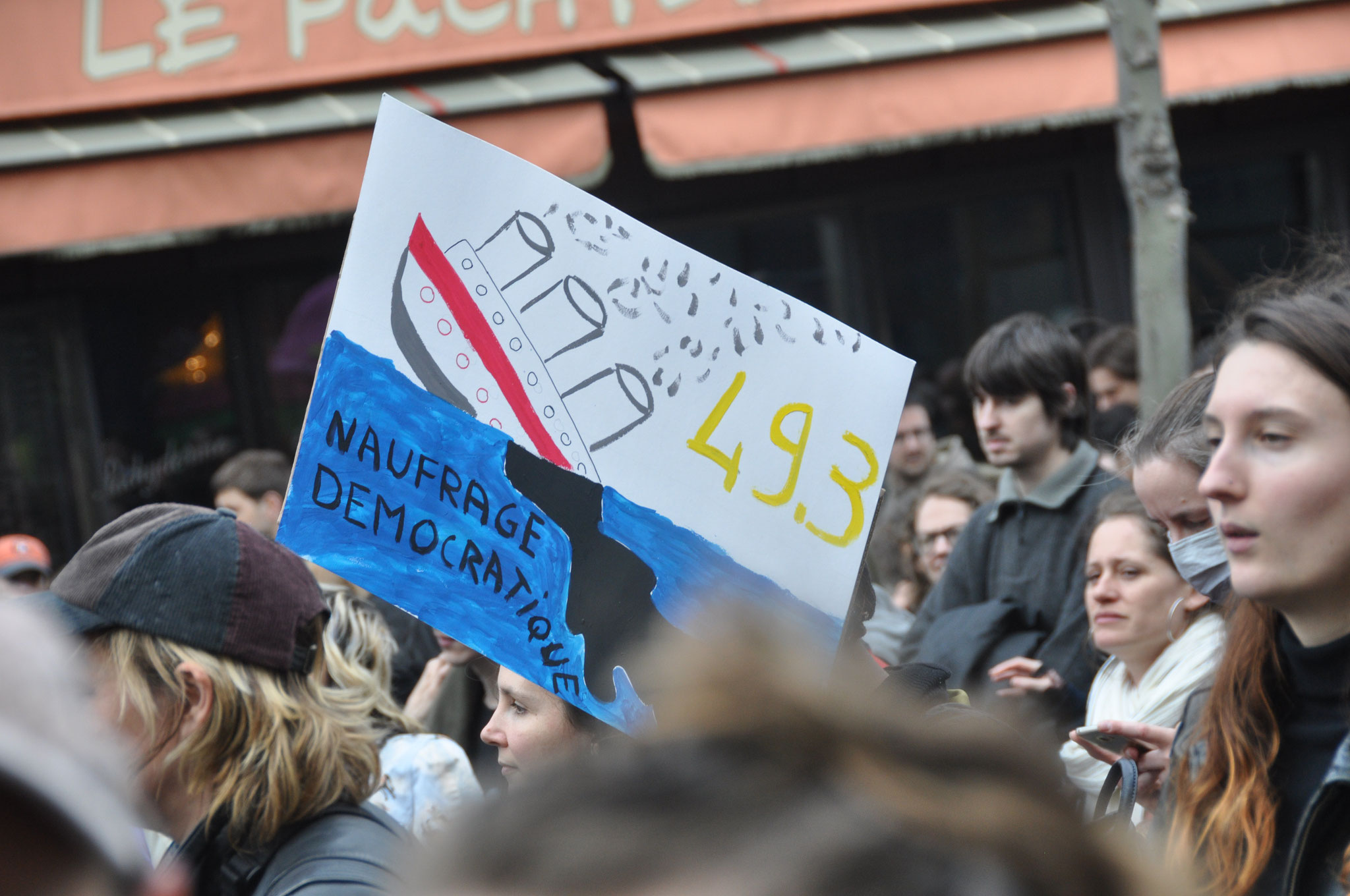 23 mars 2023, Bastille Opéra - Manifestation contre la réforme des retraites à Paris