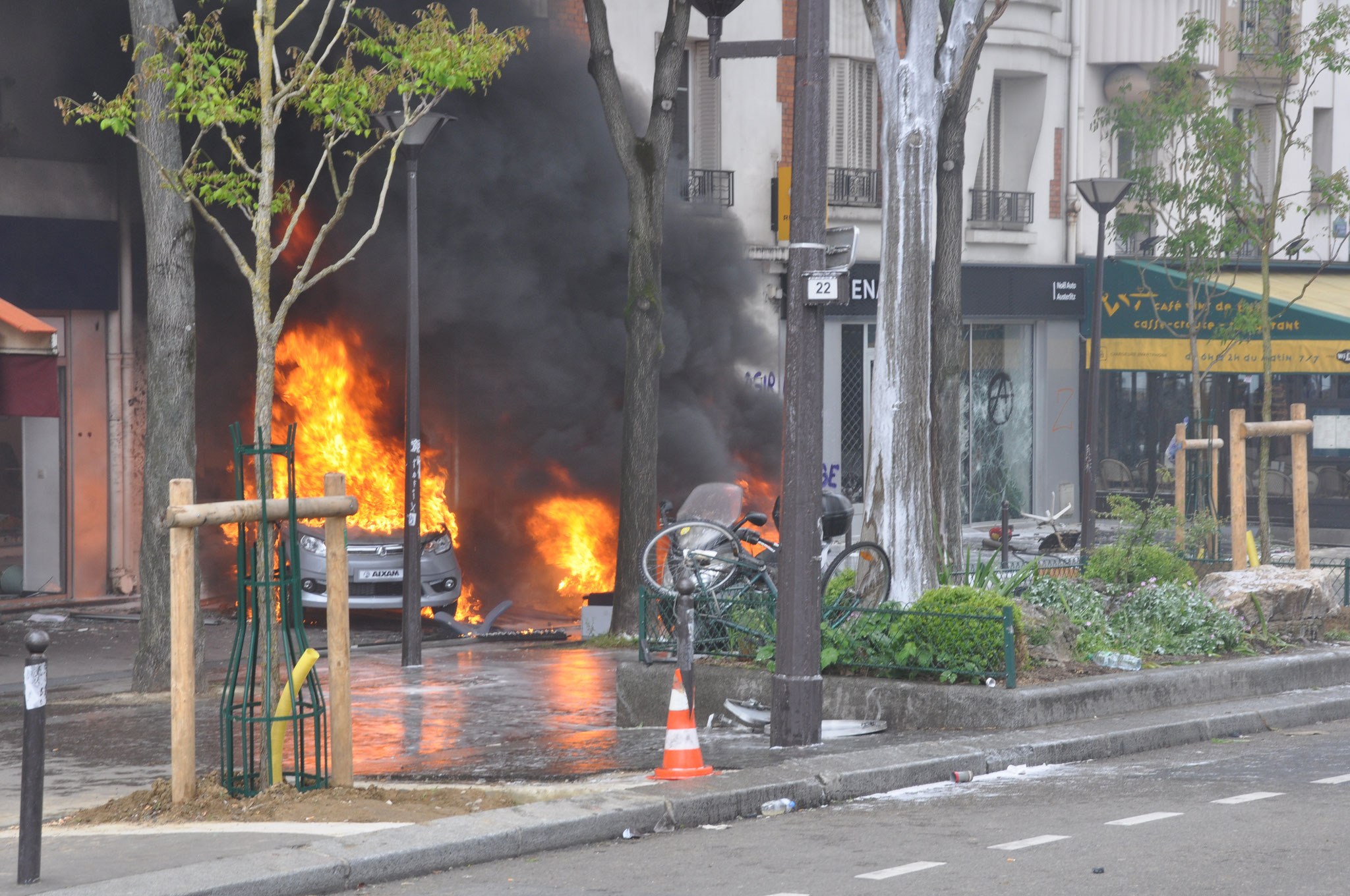 1er mai 2018 - Paris. Crédit : Jean-Luc Beaud