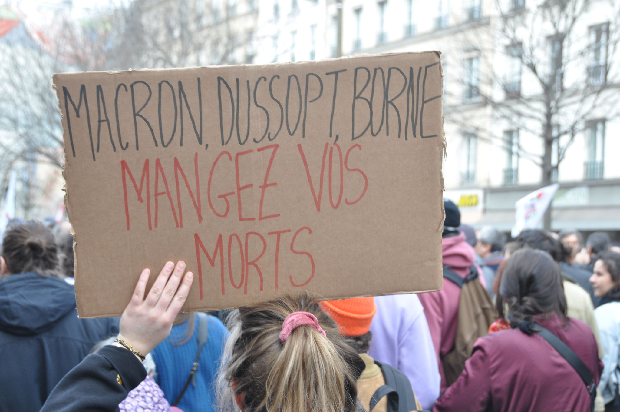 23 mars 2023, Bastille Opéra - Manifestation contre la réforme des retraites à Paris