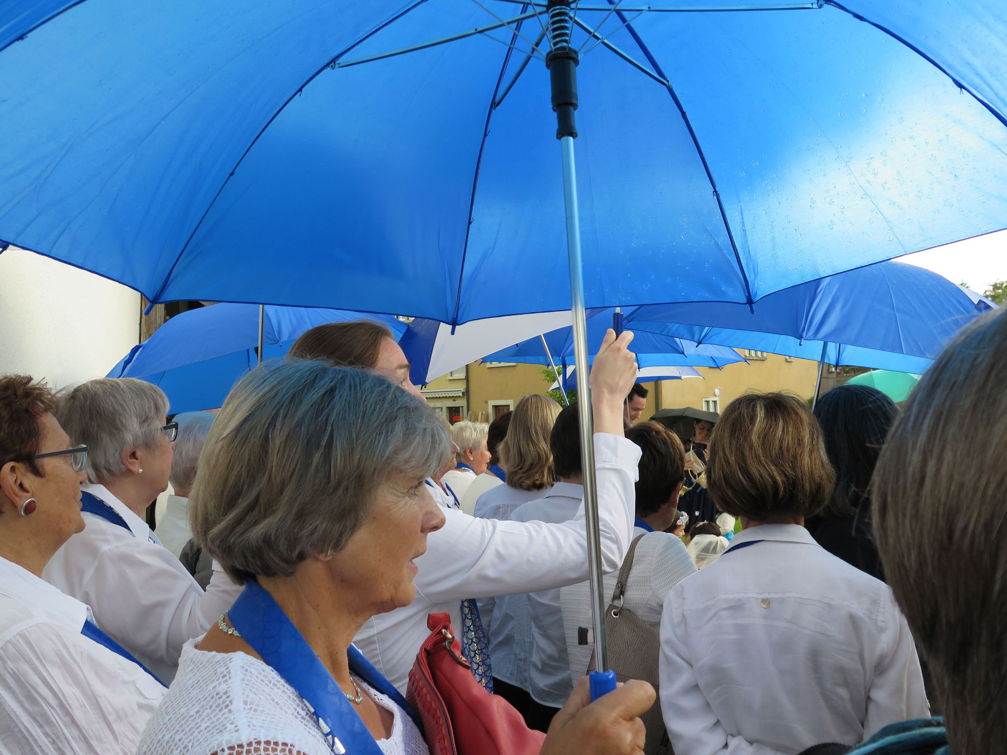 Typisch für diesen Sommer: Immer wieder mal Regen.