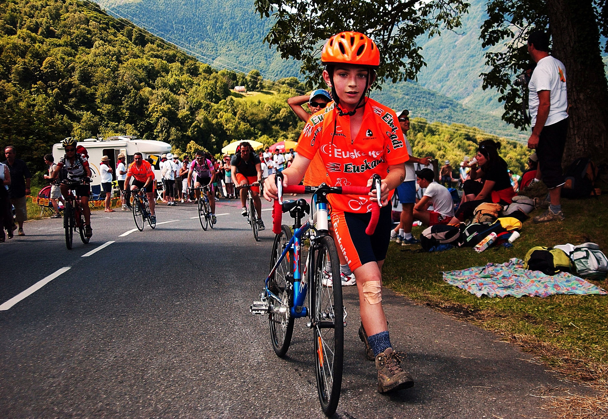 " on a le sens du vélo comme on a l'oreille musicale " Louis Nucéra  (Photo F. Fourcade)