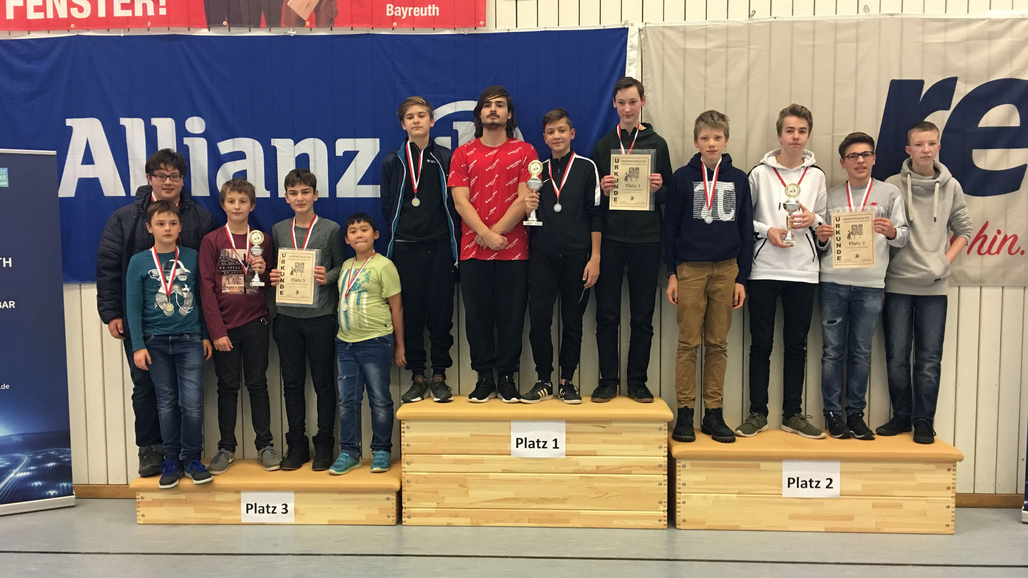 Gewinn der oberfränkischen Schulschachmeisterschaft