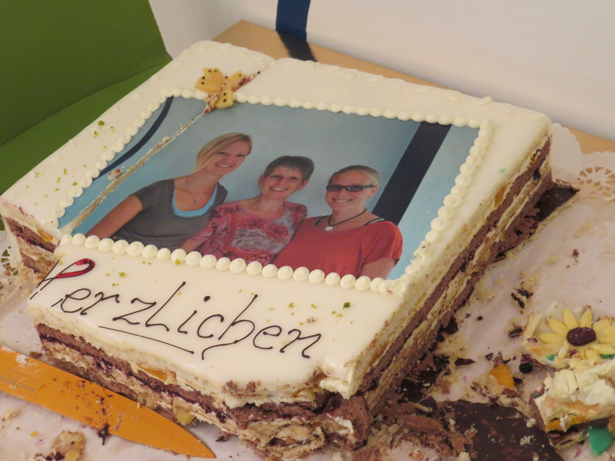 Unser höchstes Lob und ein extra Dankeschön an die Bäckerei/Konditorei Freundl für diese "süße" Überraschung