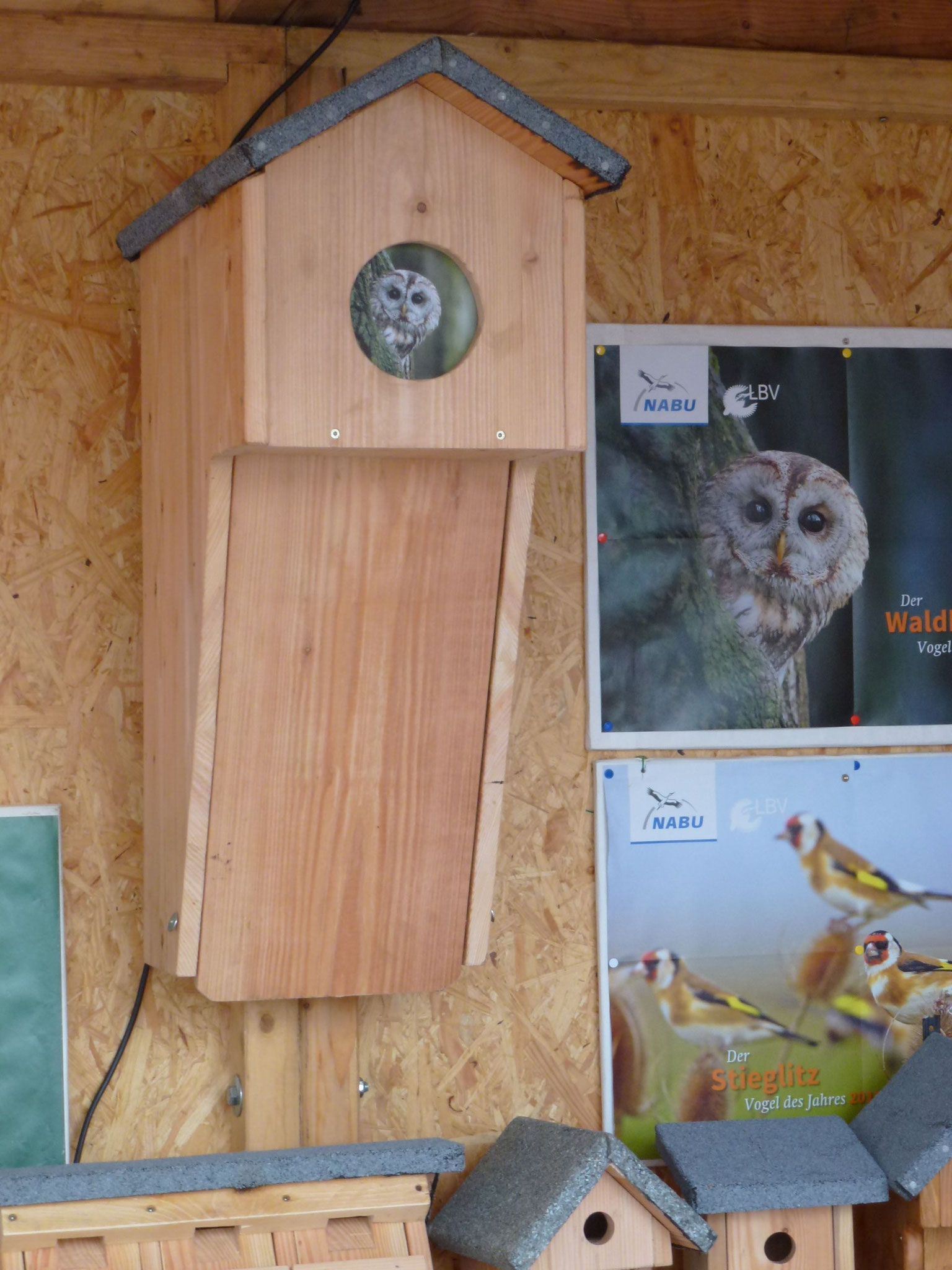 Der Waldkauzkasten (Vogel des Jahres 2017)