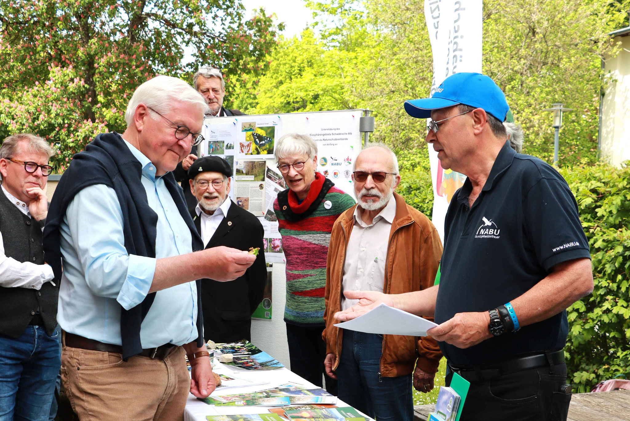 Vorstellung des Reutlinger Laubfroschprojekts. Foto: BSG