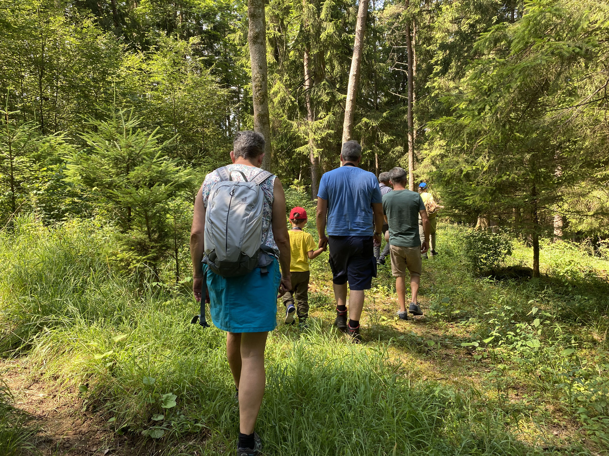 Im NABU-Stiftungswald „Gleinsgelesberg“. Foto: NABU/T. Ayoub