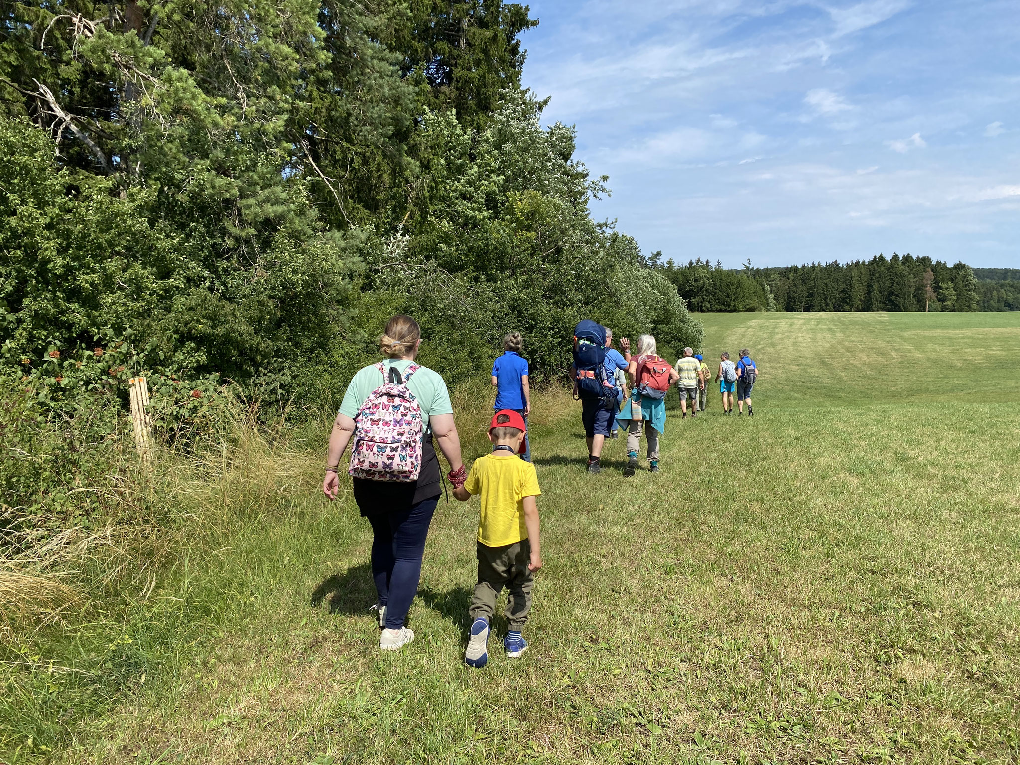 Am Rand des NABU-Stiftungswaldes „Gleinsgelesberg. - Foto: NABU/T. Ayoub