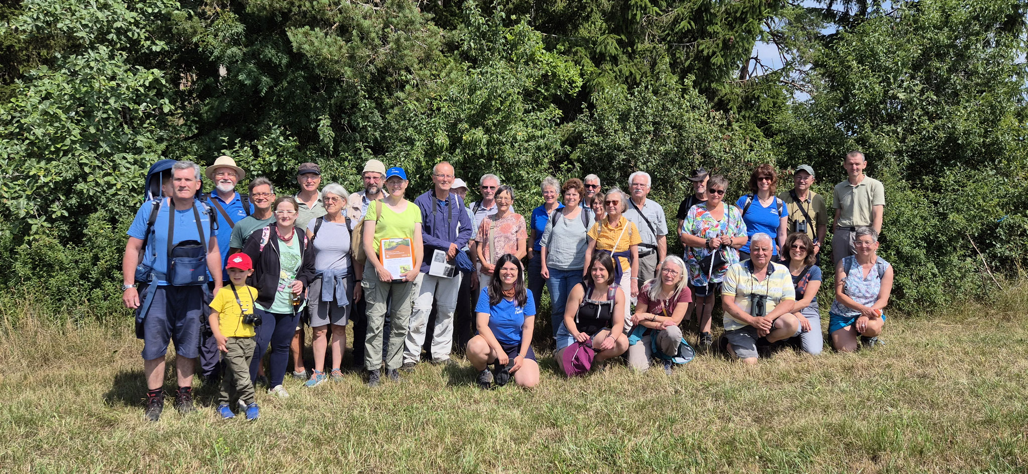 Mitglieder der NABU-Gruppen im Bezirk Neckar Alb beim Bezirksausflug. - Foto: NABU/J. Flohr