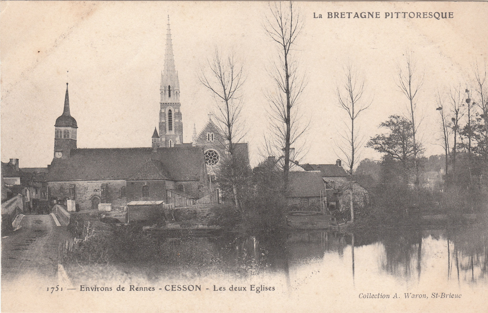 Cesson-Sévigné les deux églises - Alain BELLEBON