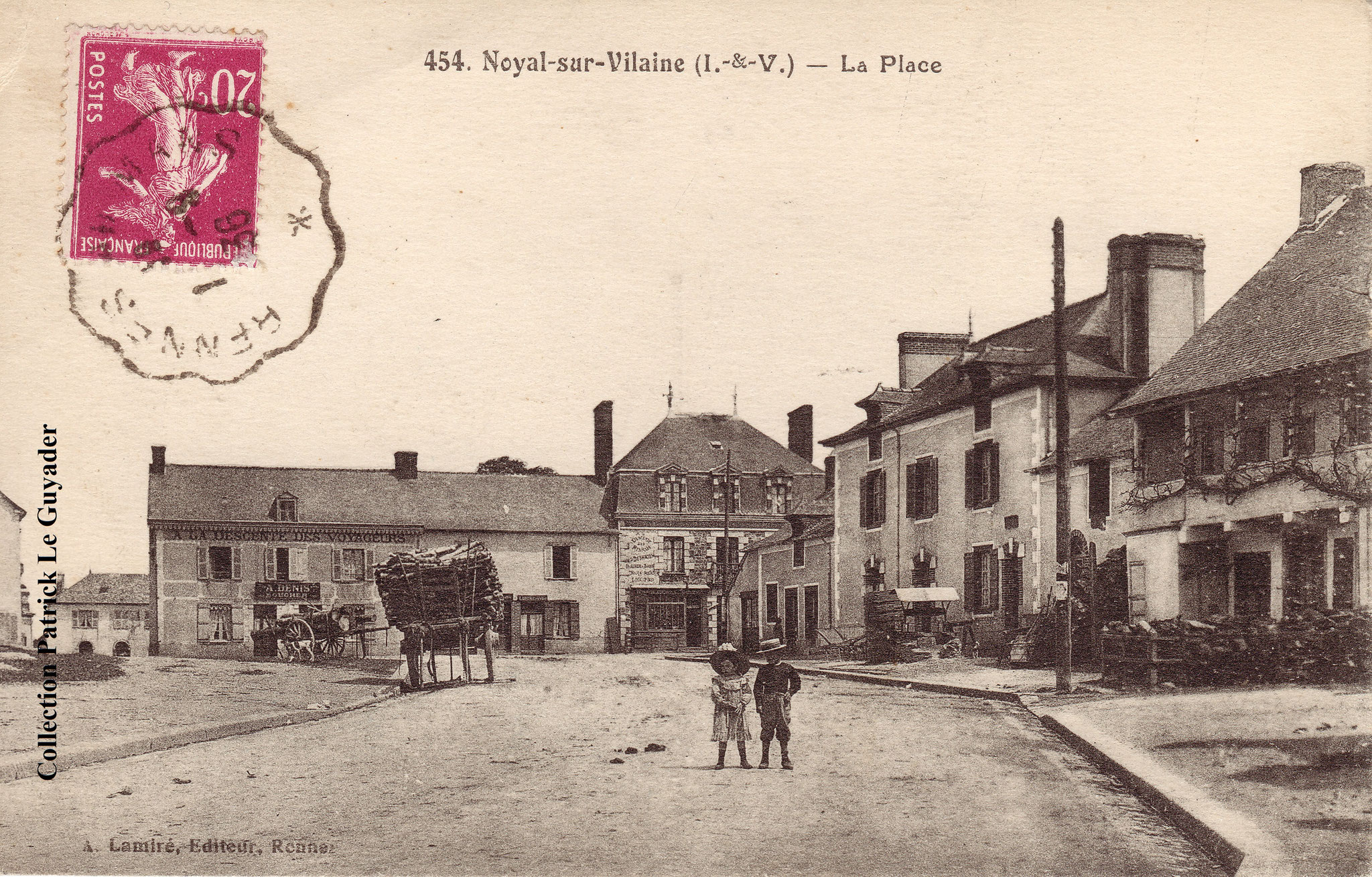 Noyal-sur-Vilaine La Place - image numérique de Patrick LE GUYADER