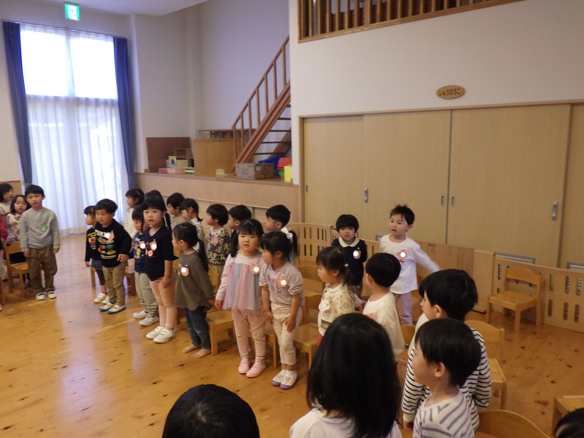 ♪みんなで園歌～ここは楽しい新庄さくら保育園